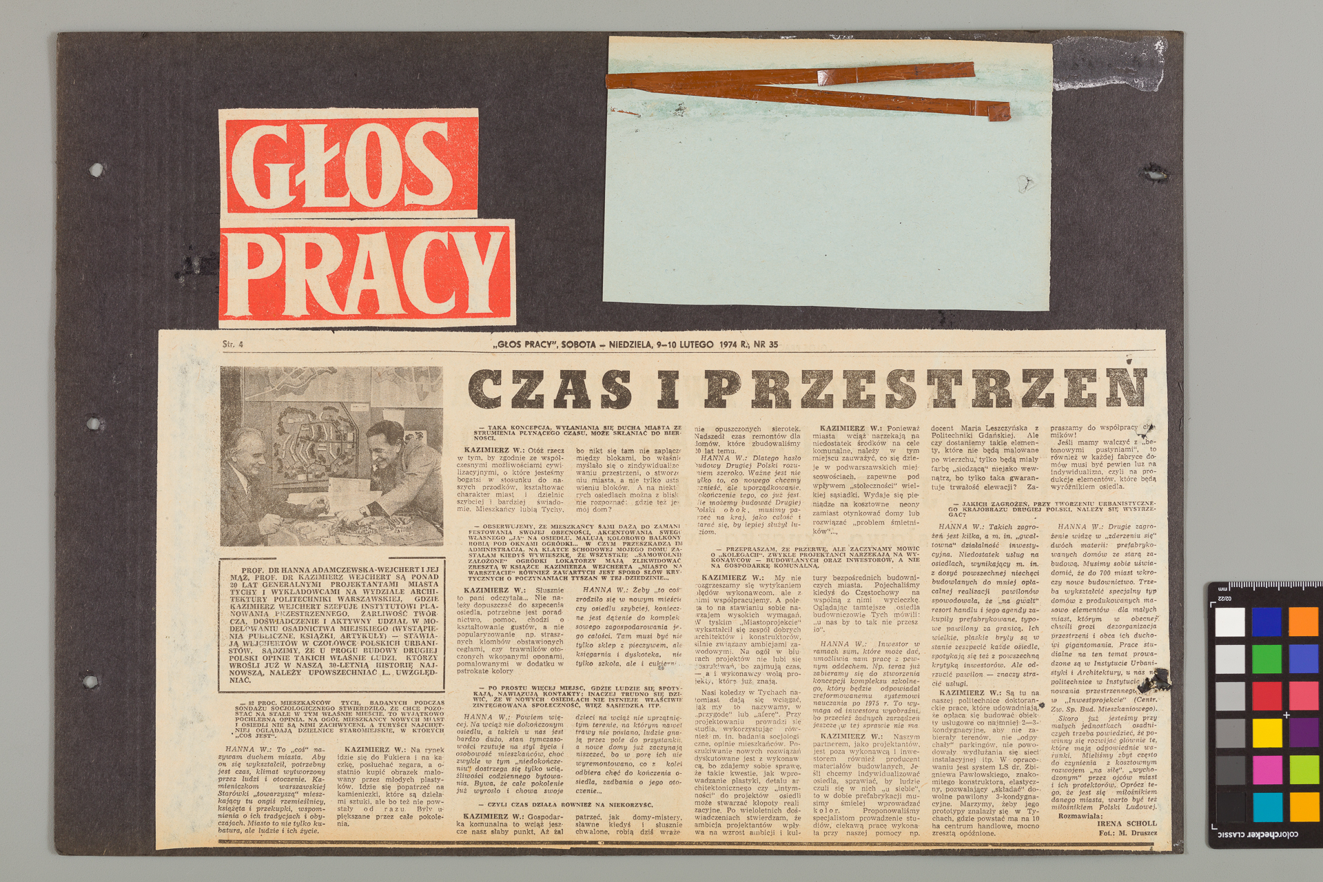 Strona z albumu Wejchertów
