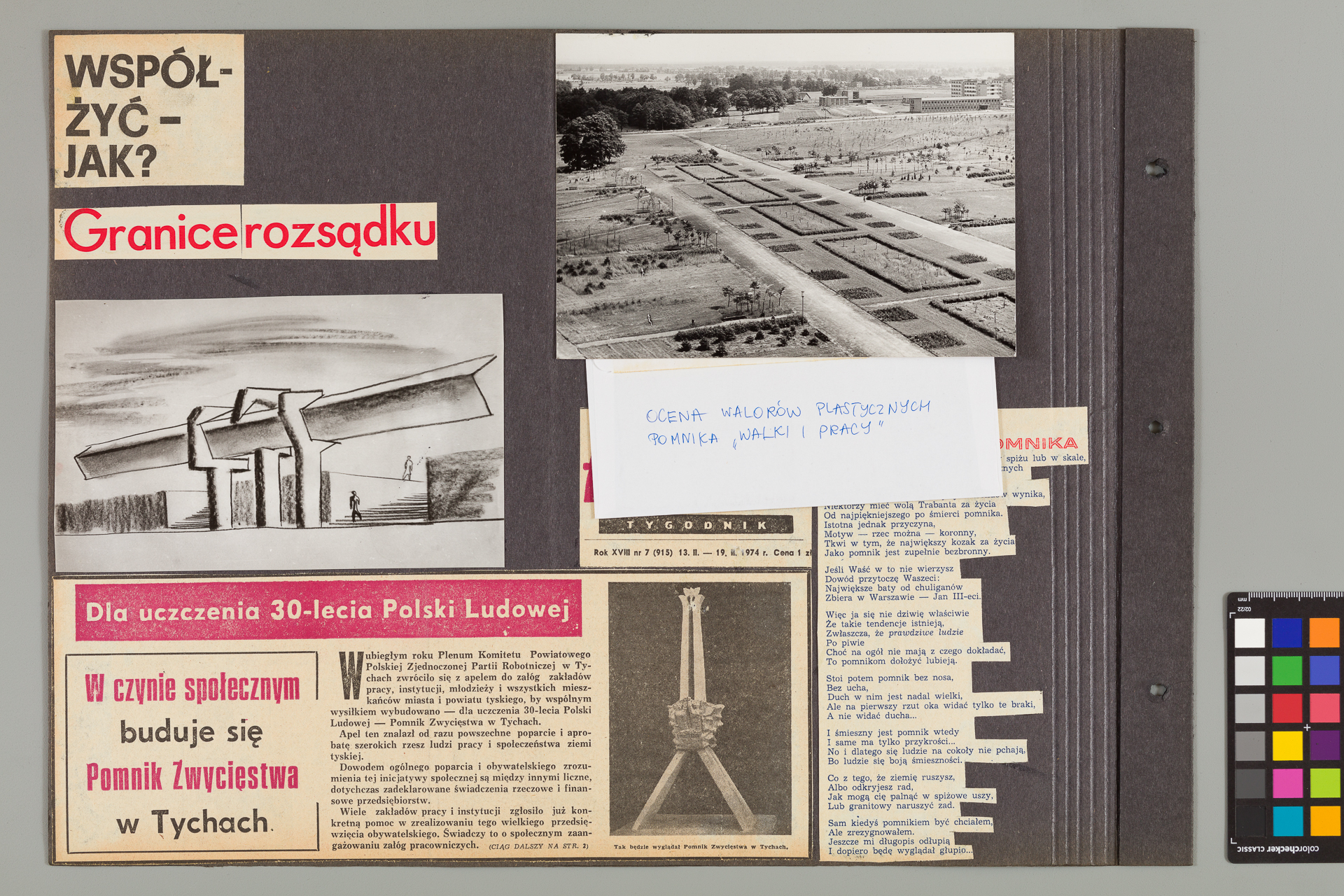 Strona z albumu Wejchertów