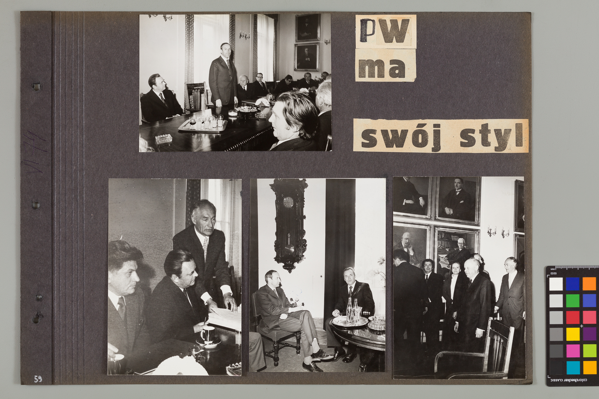 Strona z albumu Wejchertów
