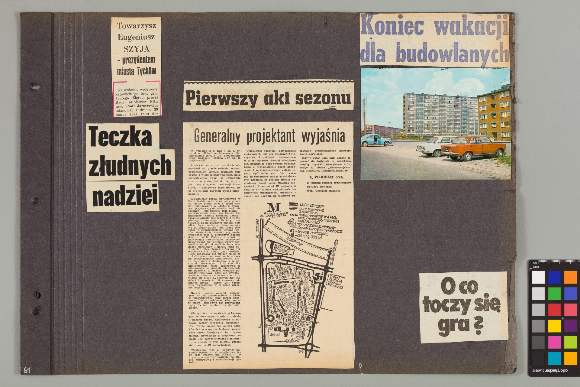 Strona z albumu Wejchertów