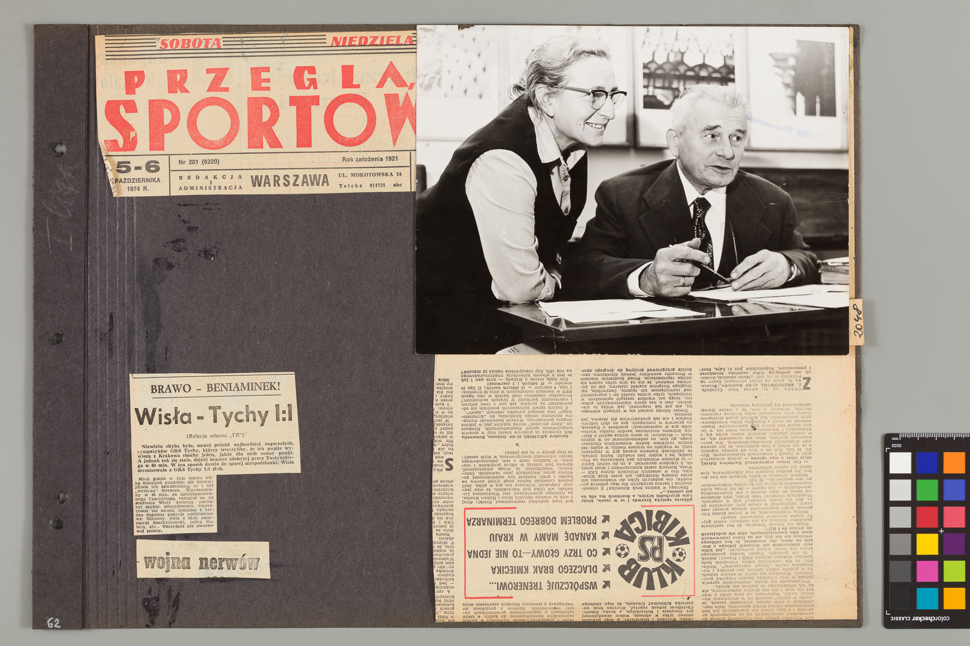 Strona z albumu Wejchertów