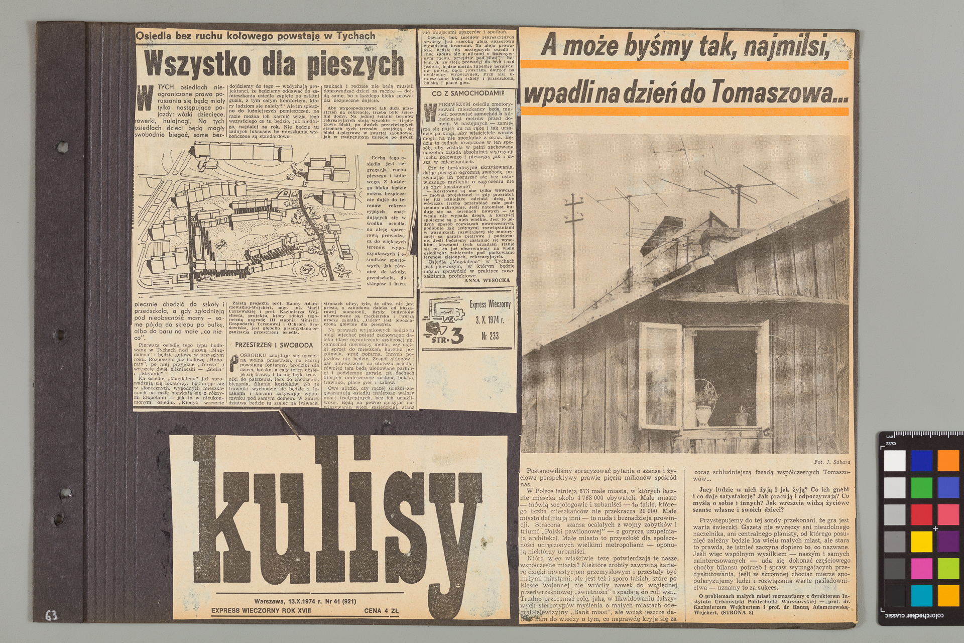 Strona z albumu Wejchertów