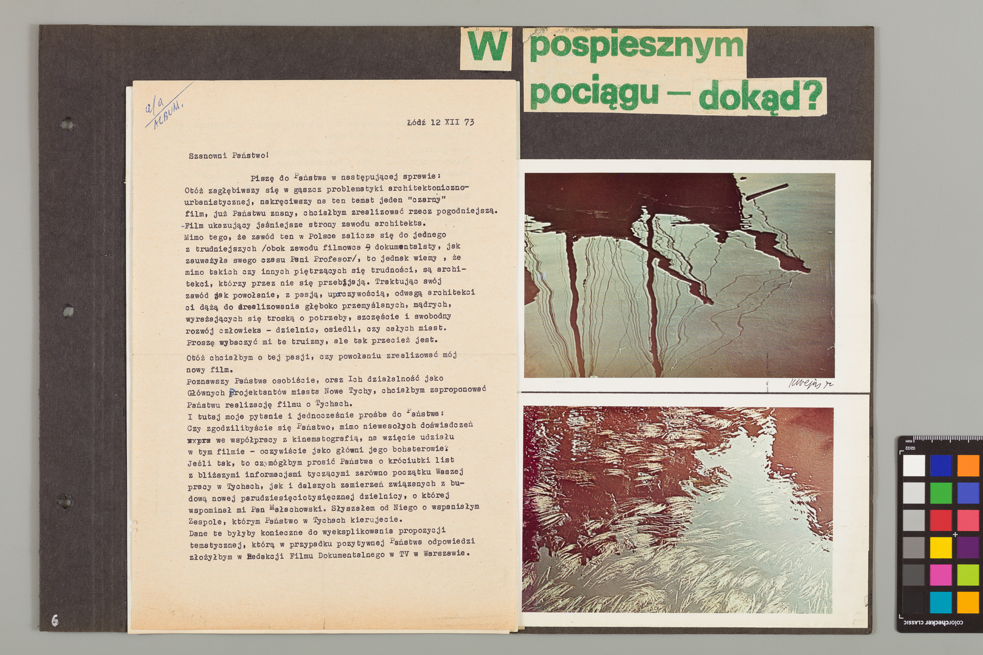 Strona z albumu Wejchertów