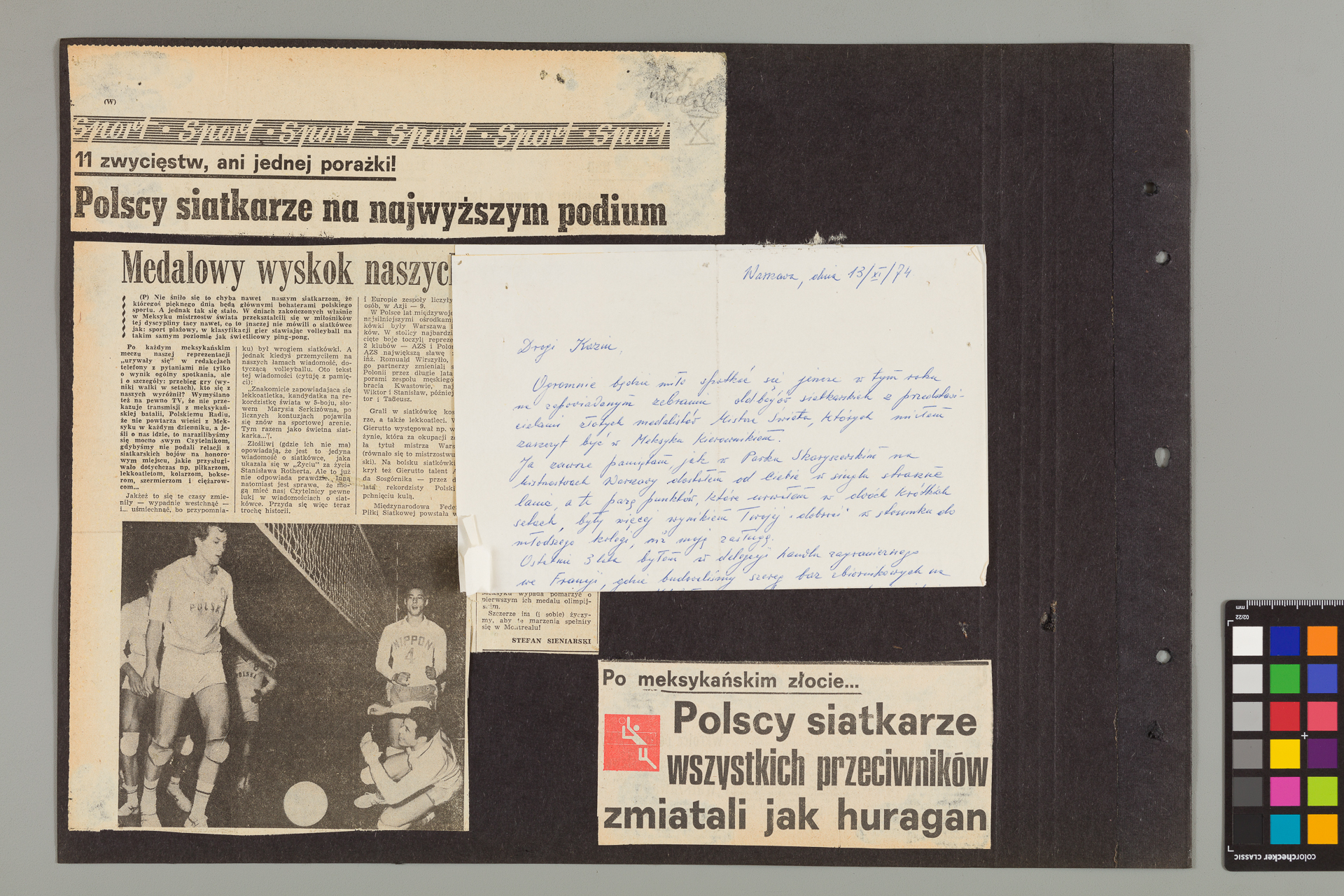 Strona z albumu Wejchertów
