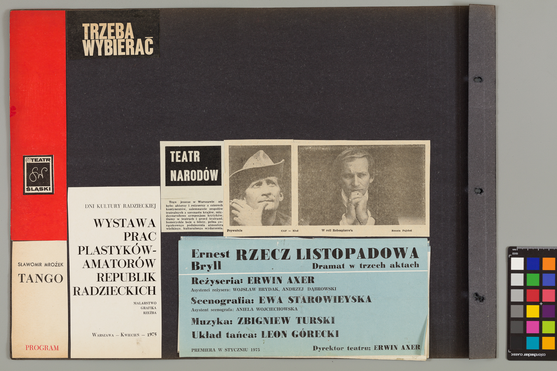 Strona z albumu Wejchertów