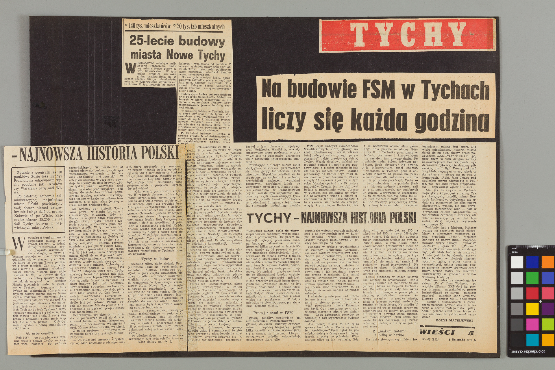 Strona z albumu Wejchertów