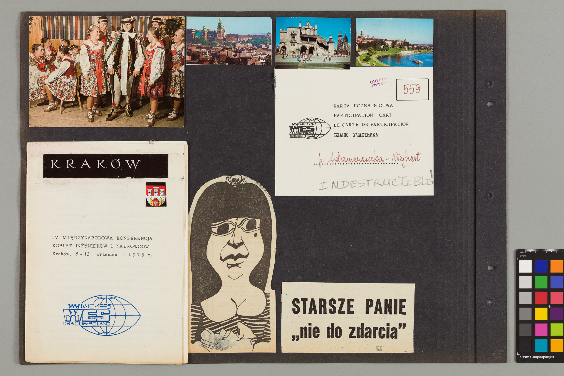Strona z albumu Wejchertów