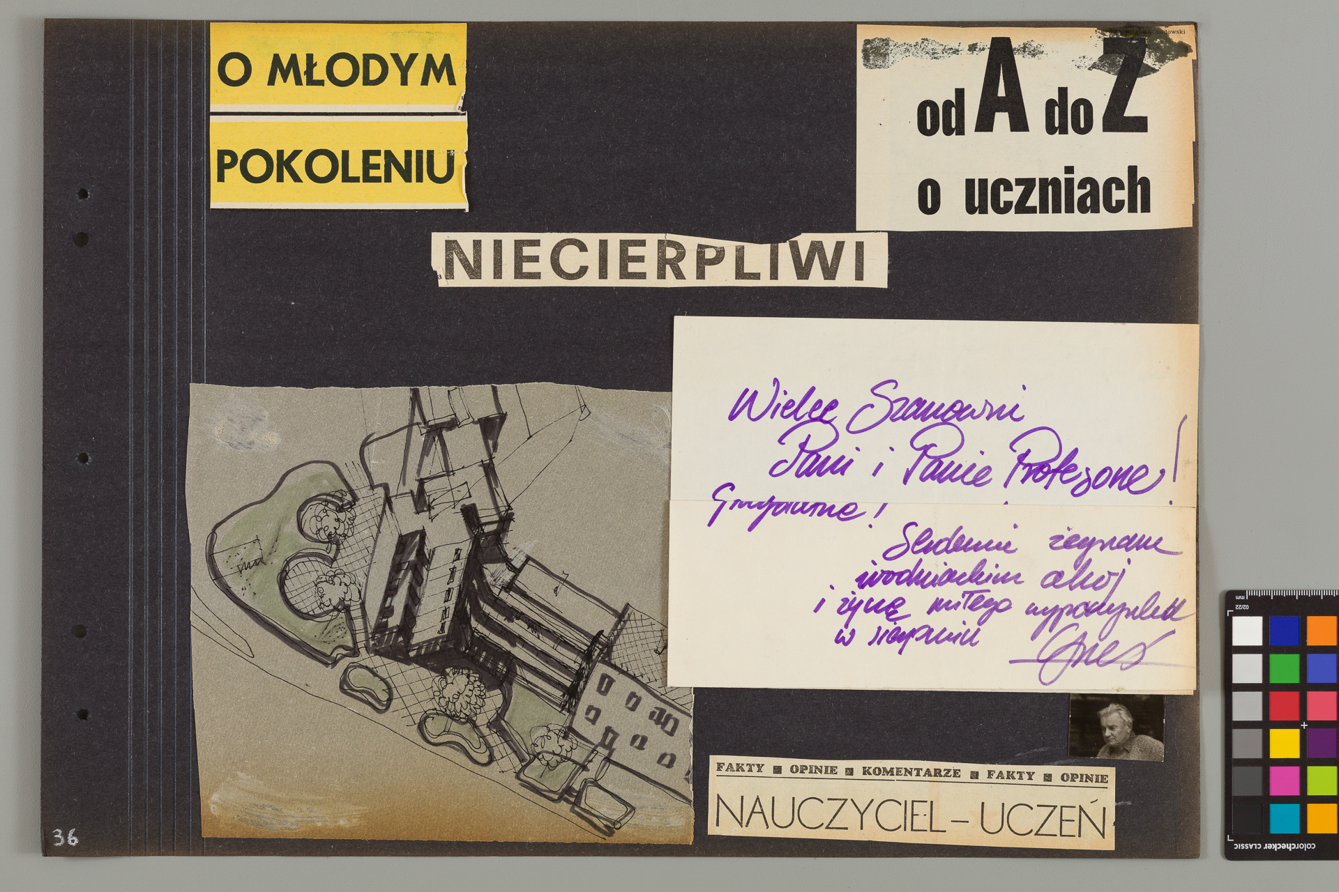 Strona z albumu Wejchertów
