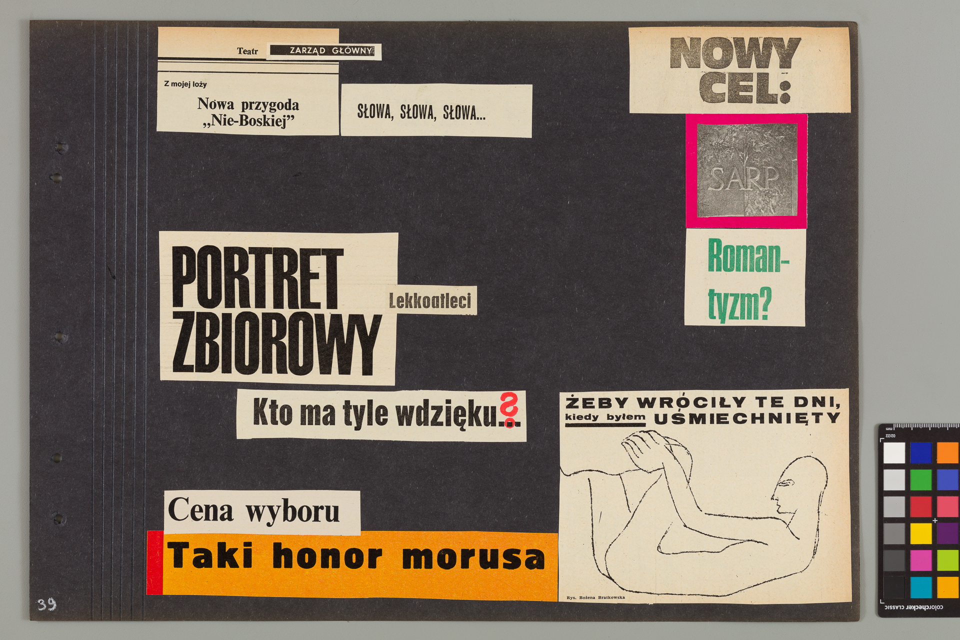 Strona z albumu Wejchertów