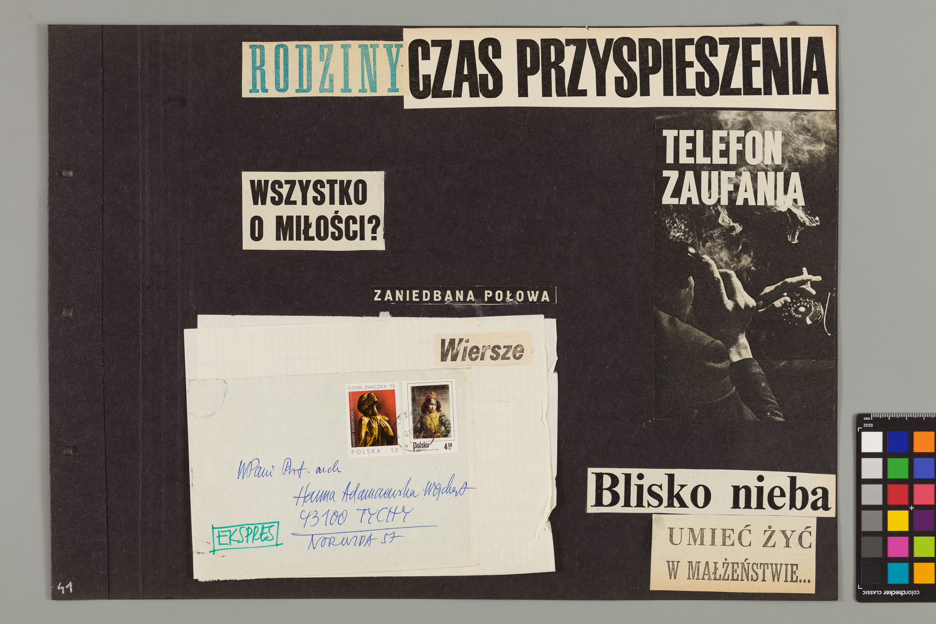 Strona z albumu Wejchertów