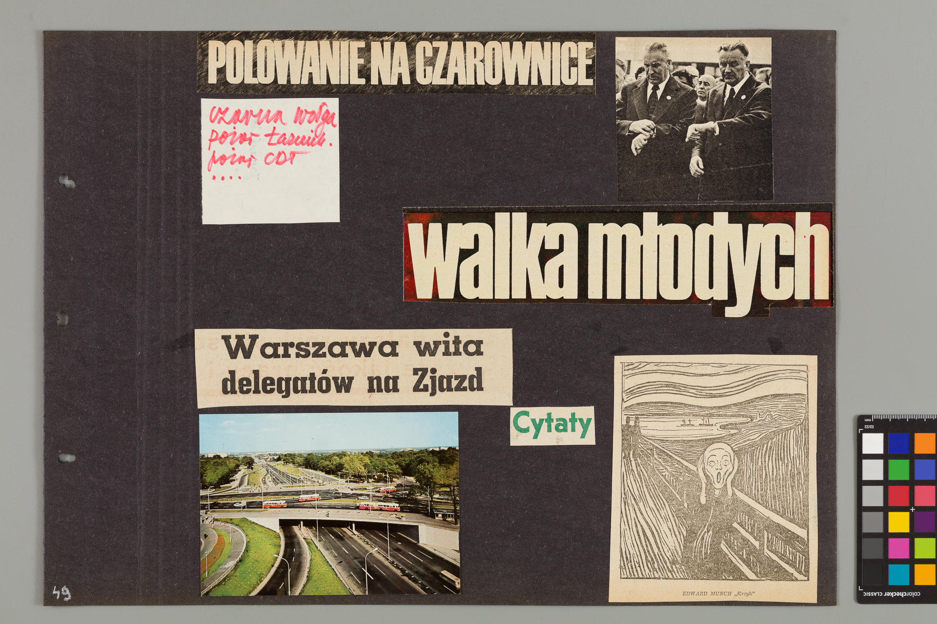 Strona z albumu Wejchertów