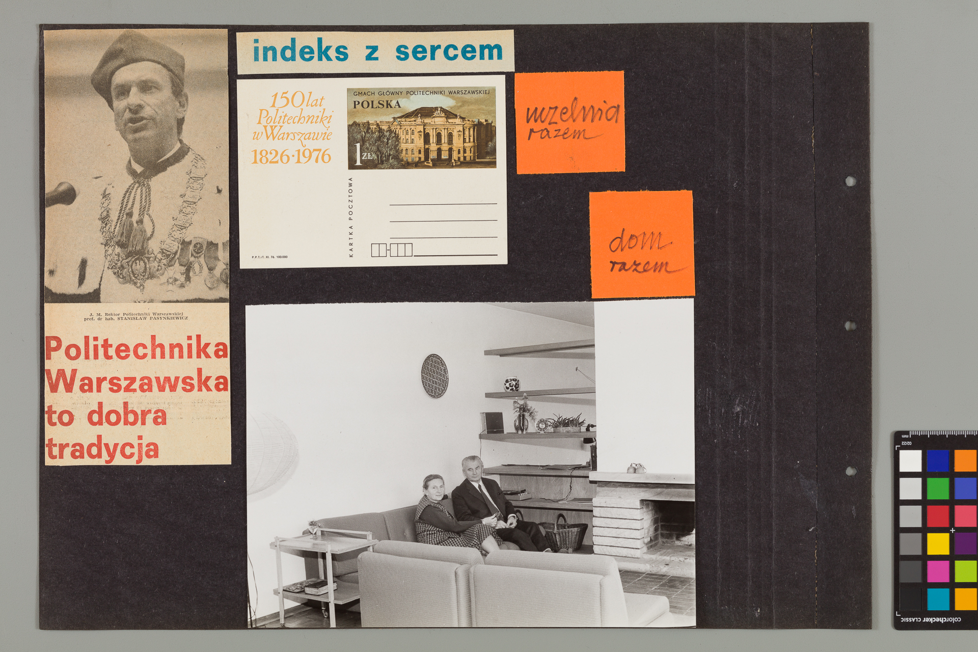 Strona z albumu Wejchertów