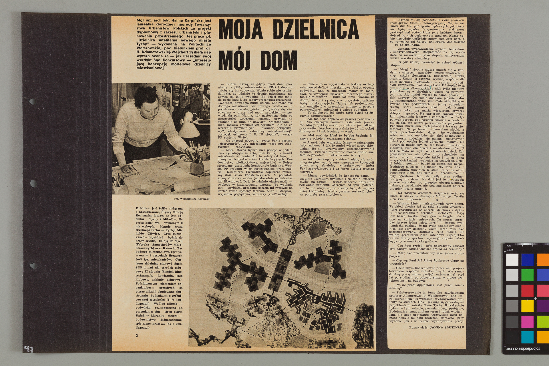 Strona z albumu Wejchertów