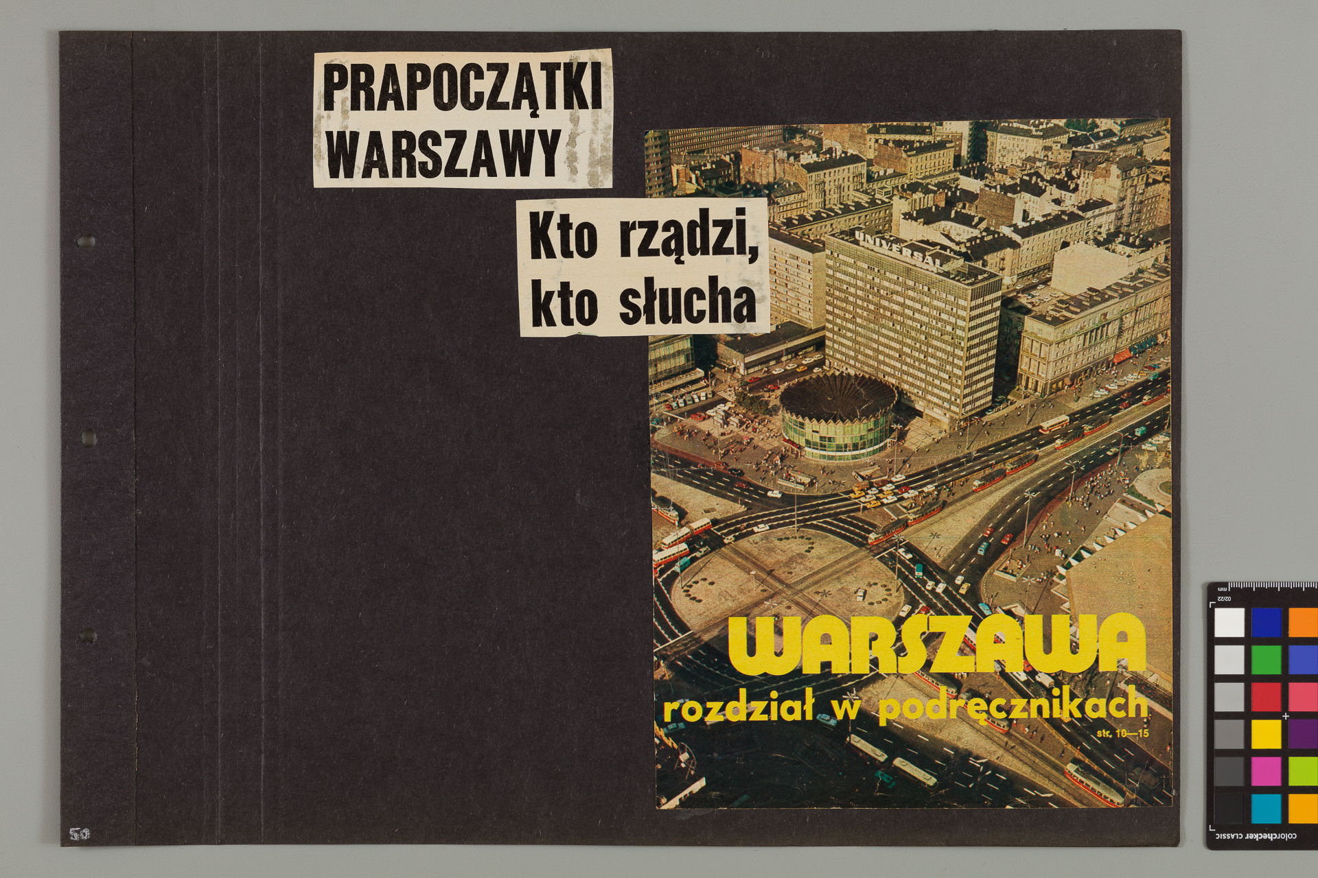 Strona z albumu Wejchertów