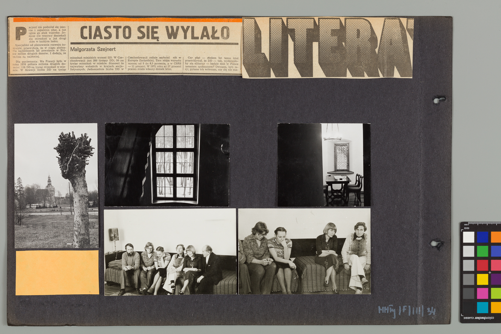 Strona z albumu Wejchertów