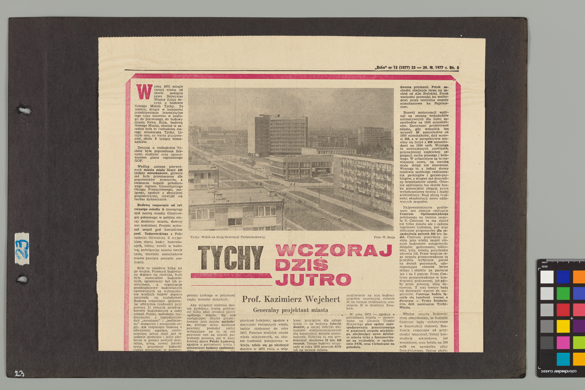 Strona z albumu Wejchertów