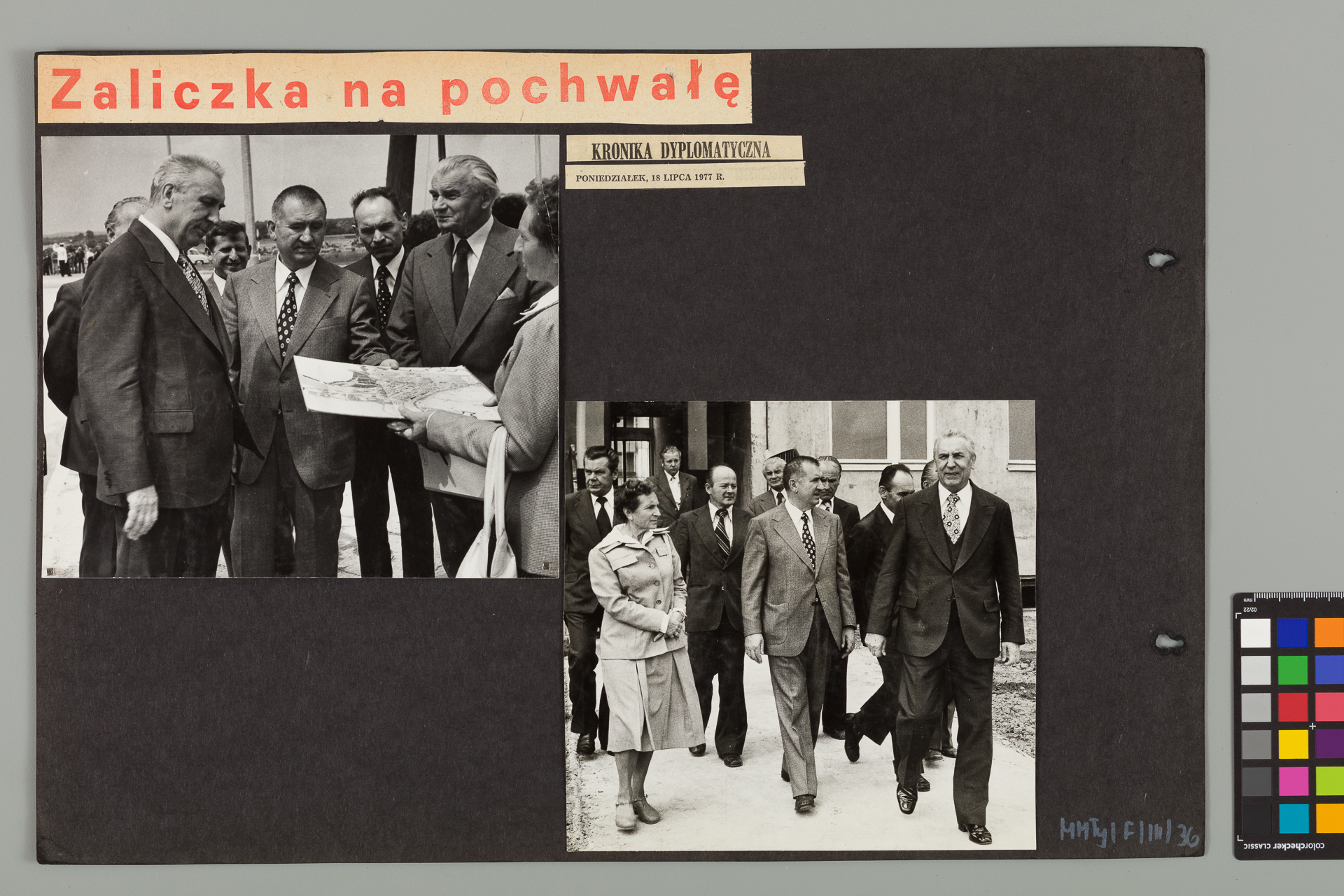 Strona z albumu Wejchertów