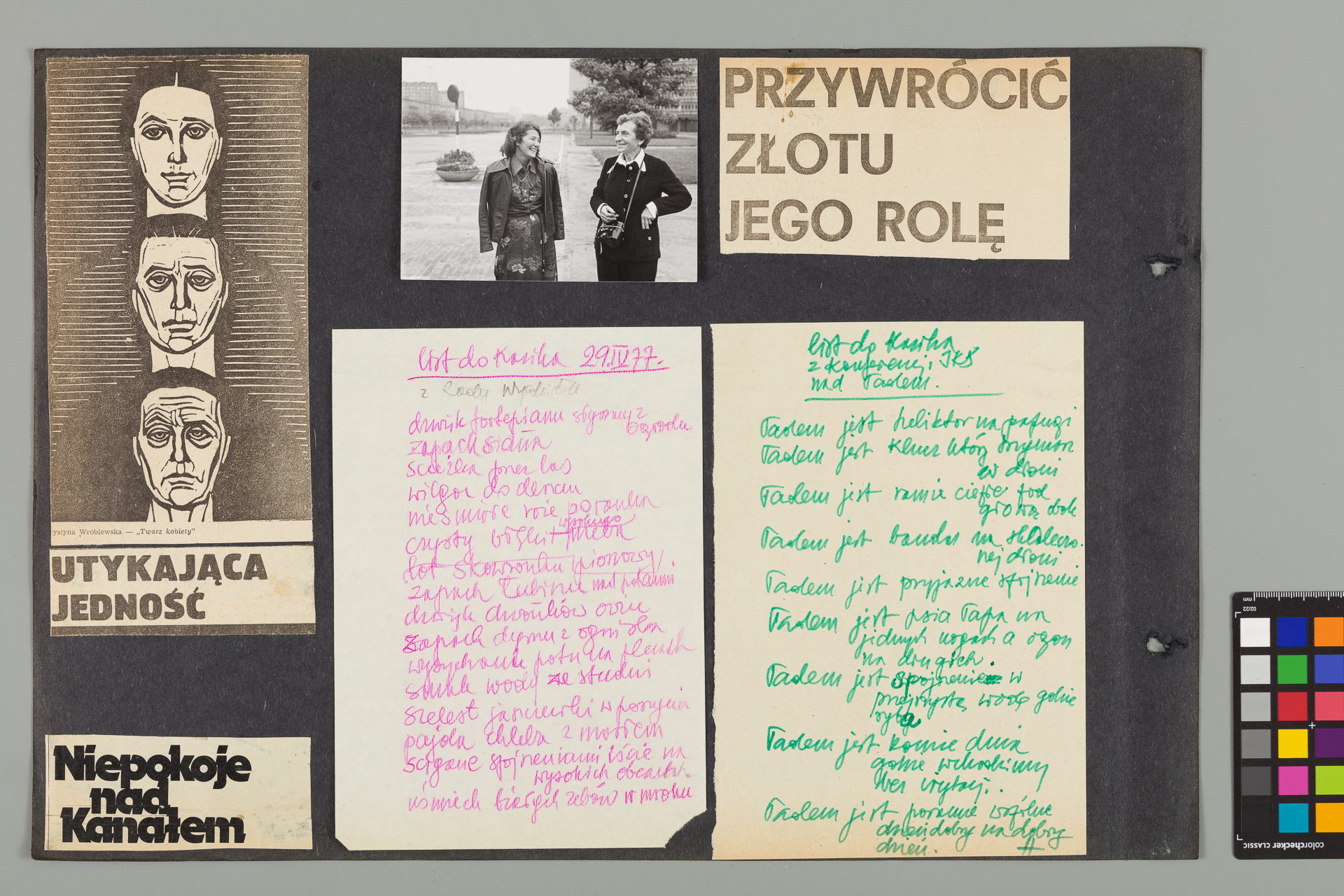 Strona z albumu Wejchertów