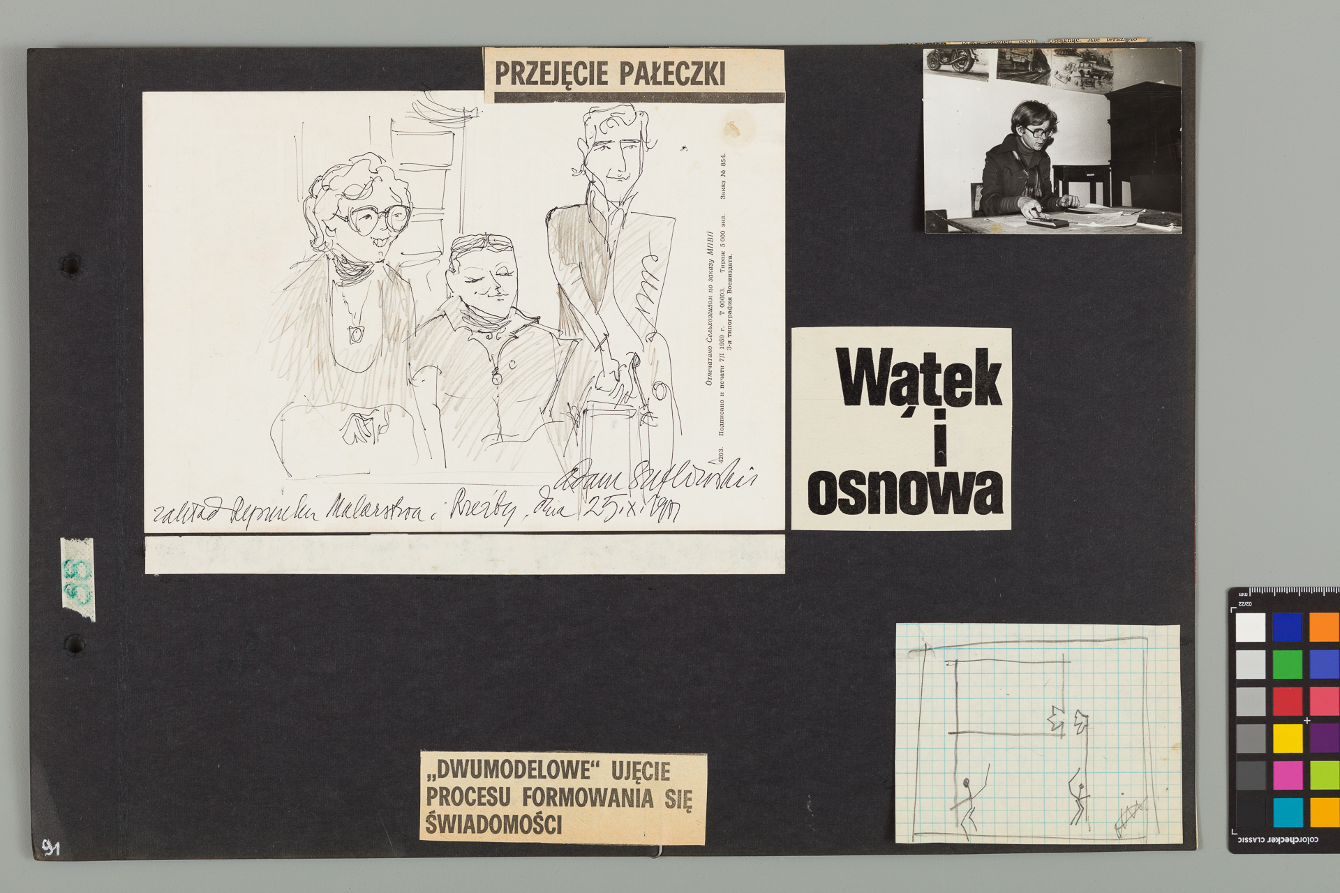 Strona z albumu Wejchertów