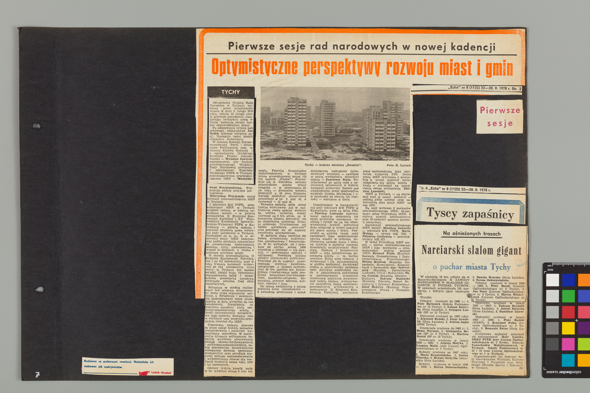Strona z albumu Wejchertów