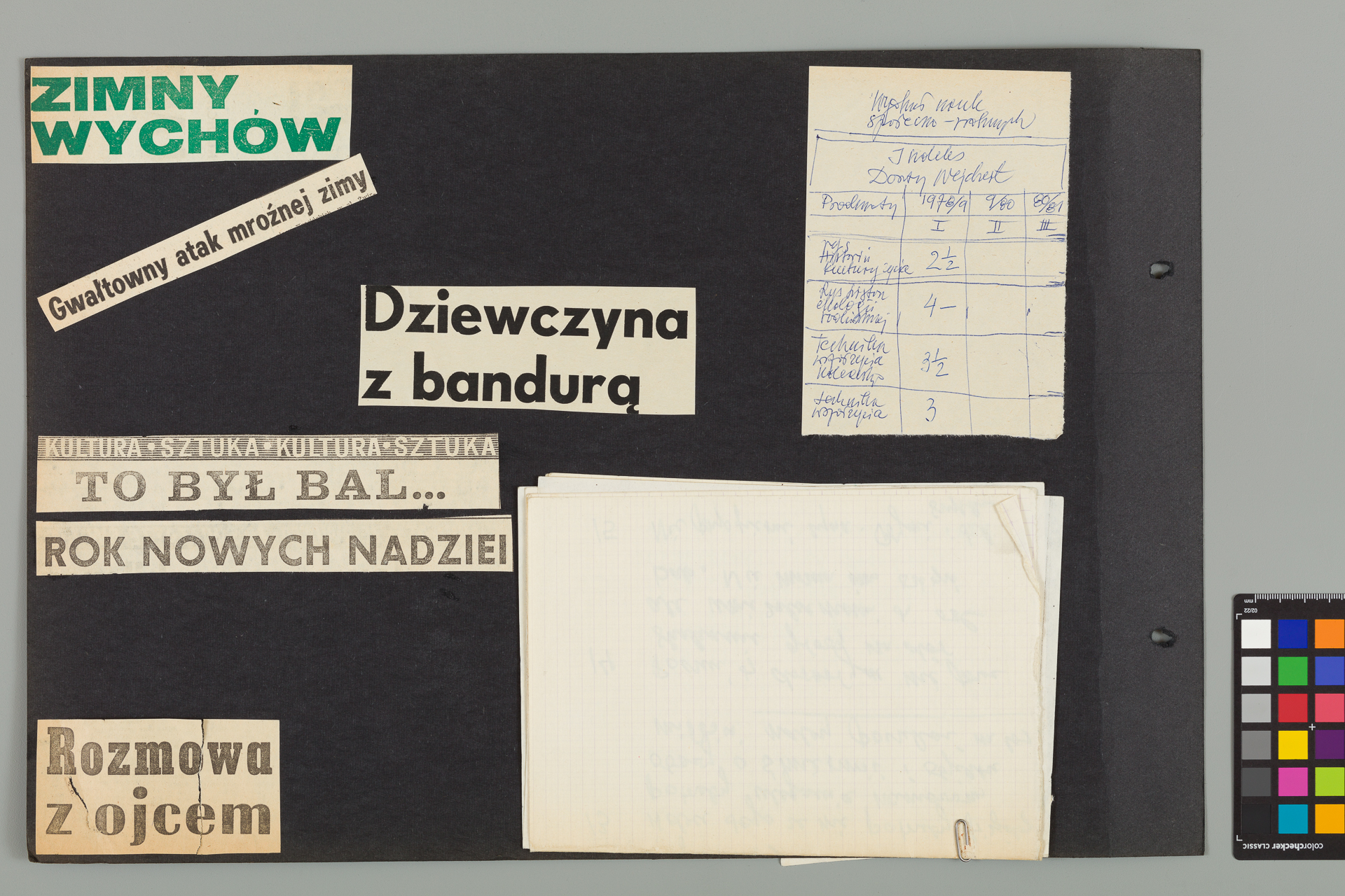 Strona z albumu Wejchertów