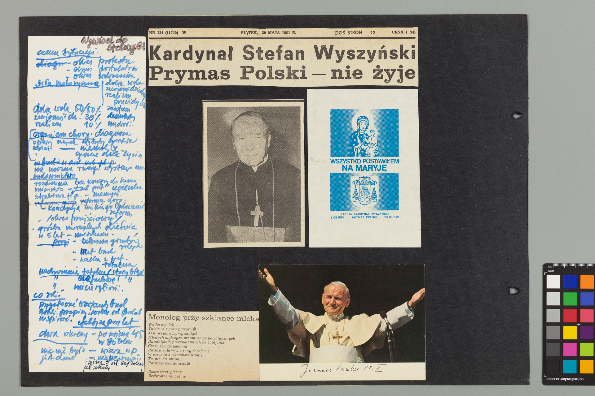 Strona z albumu Wejchertów