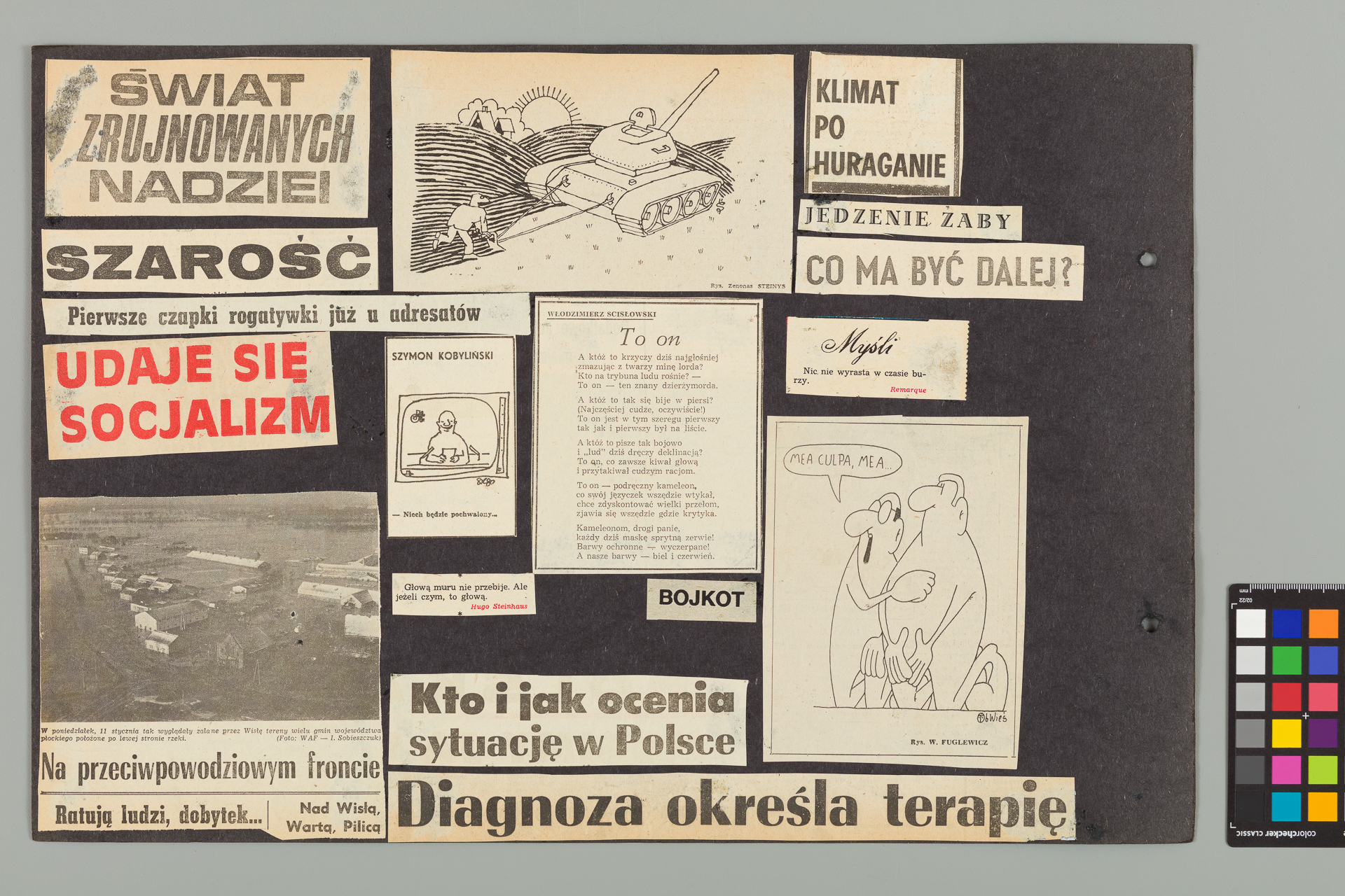 Strona z albumu Wejchertów