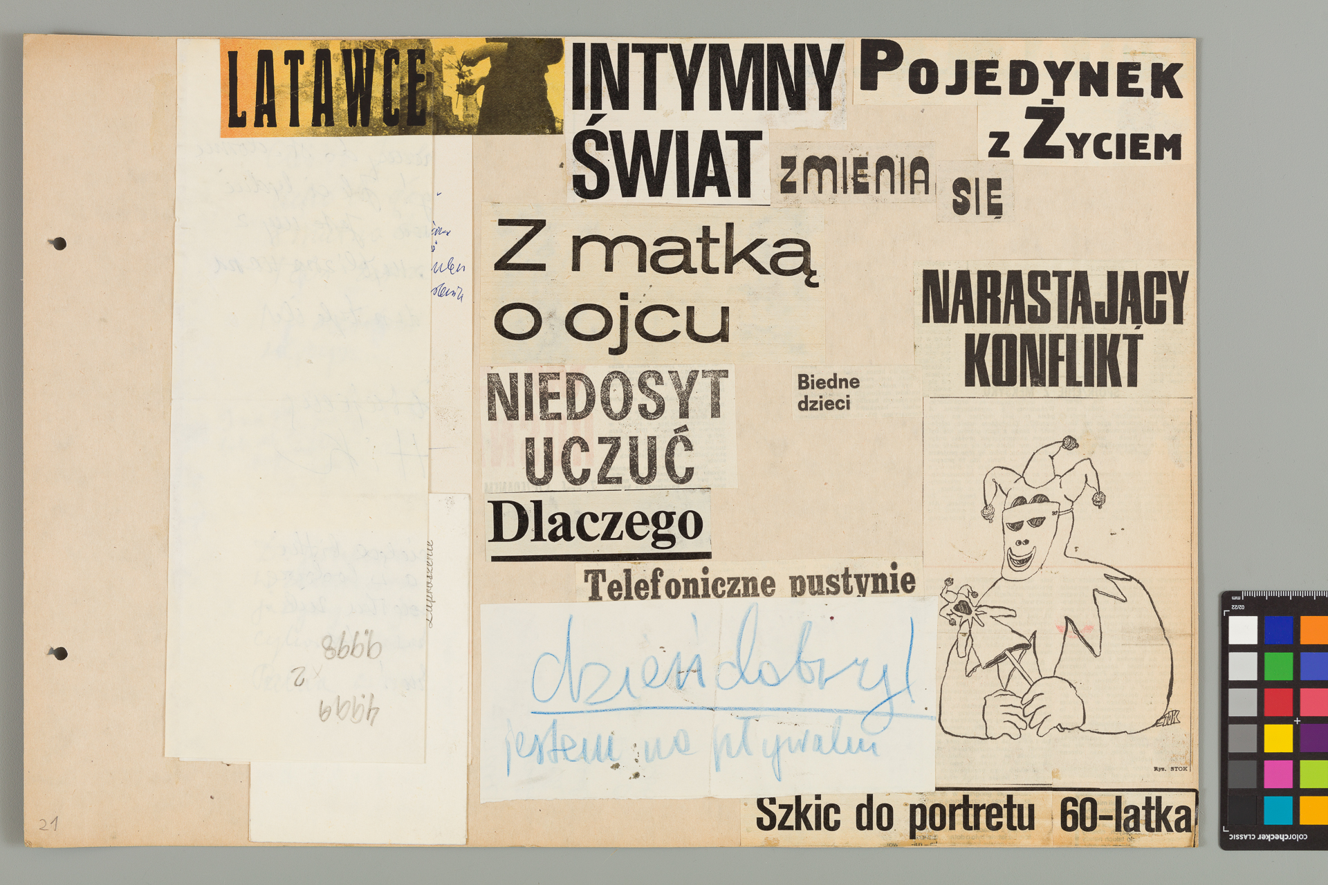 Strona z albumu Wejchertów