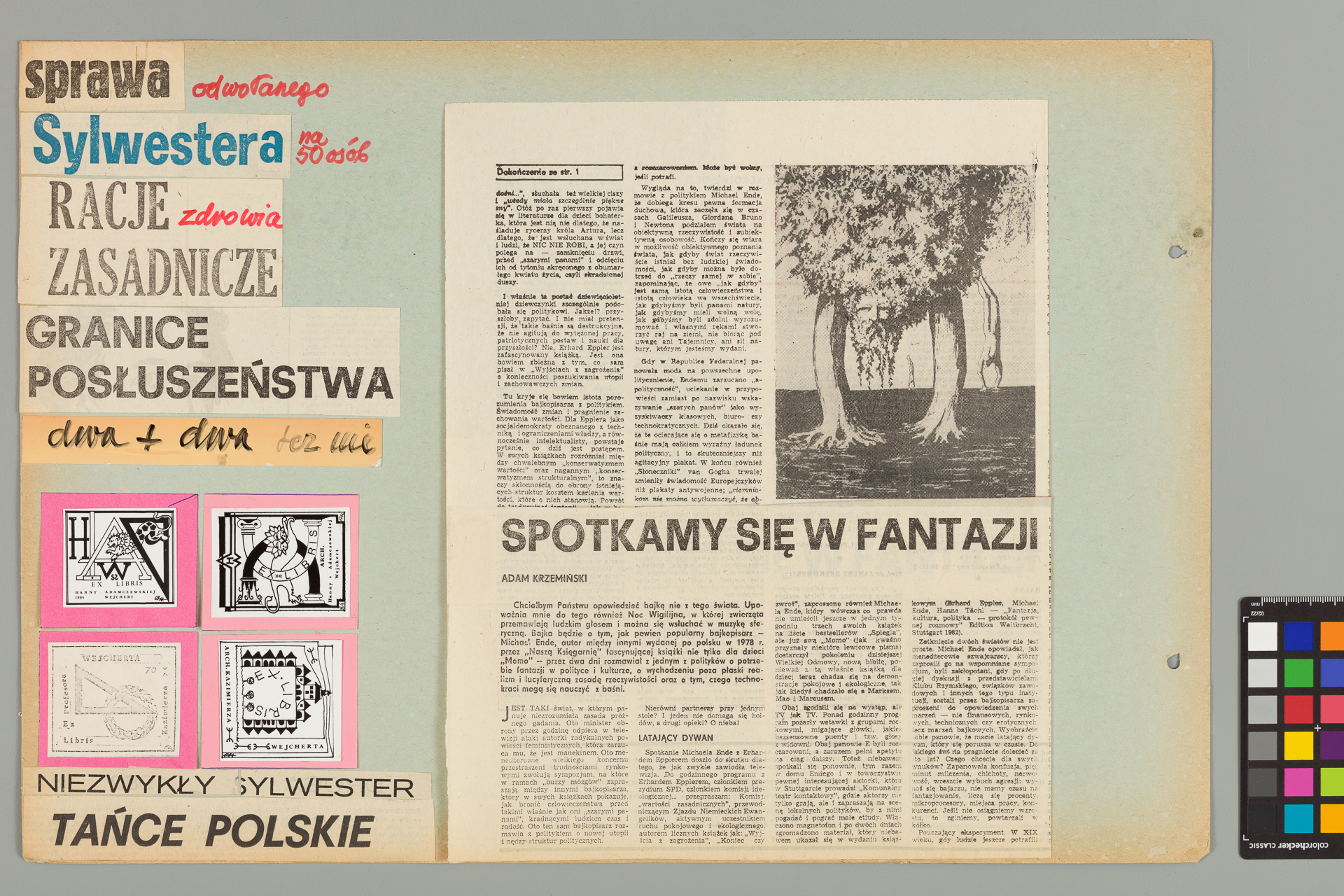 Strona z albumu Wejchertów
