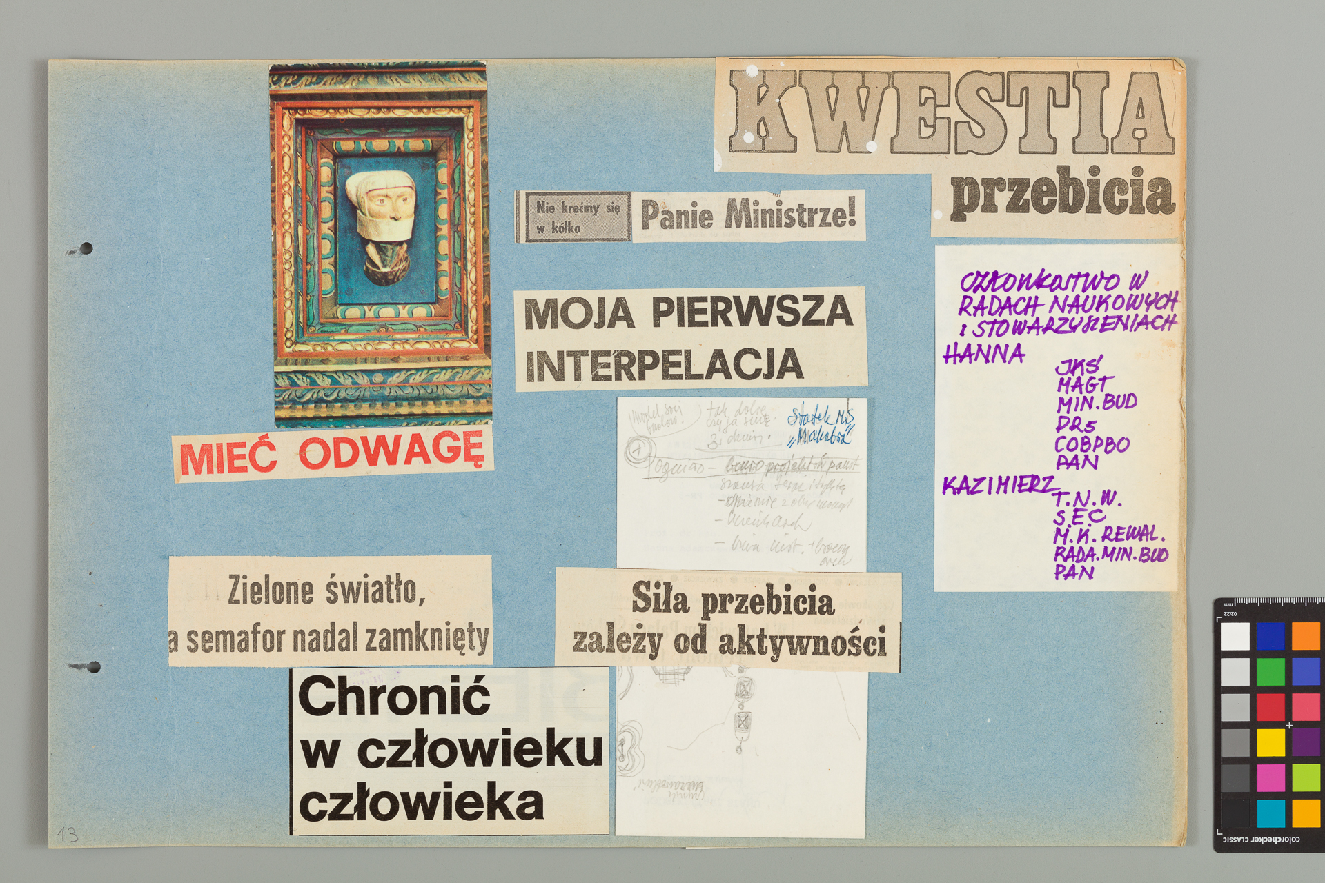 Strona z albumu Wejchertów