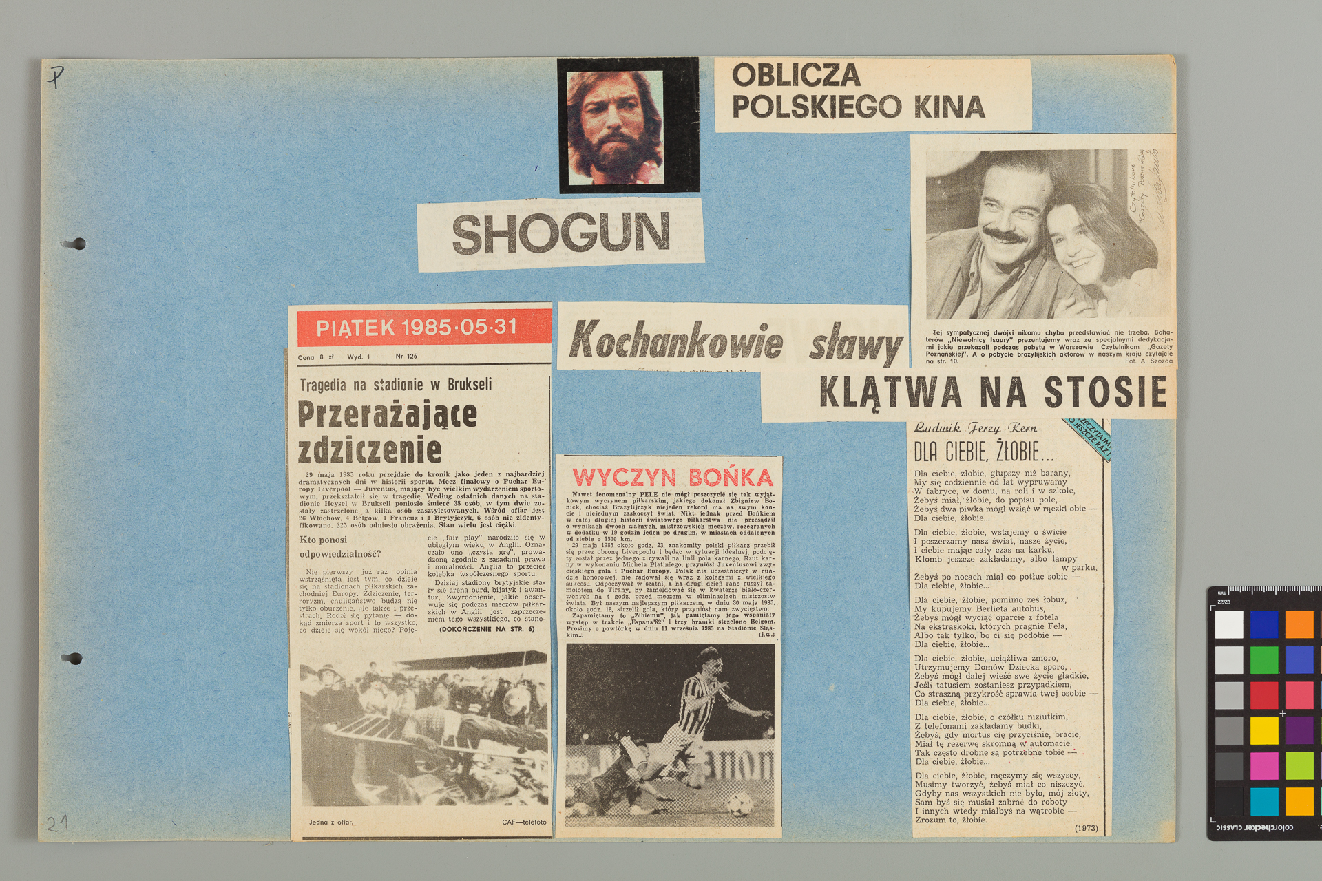 Strona z albumu Wejchertów