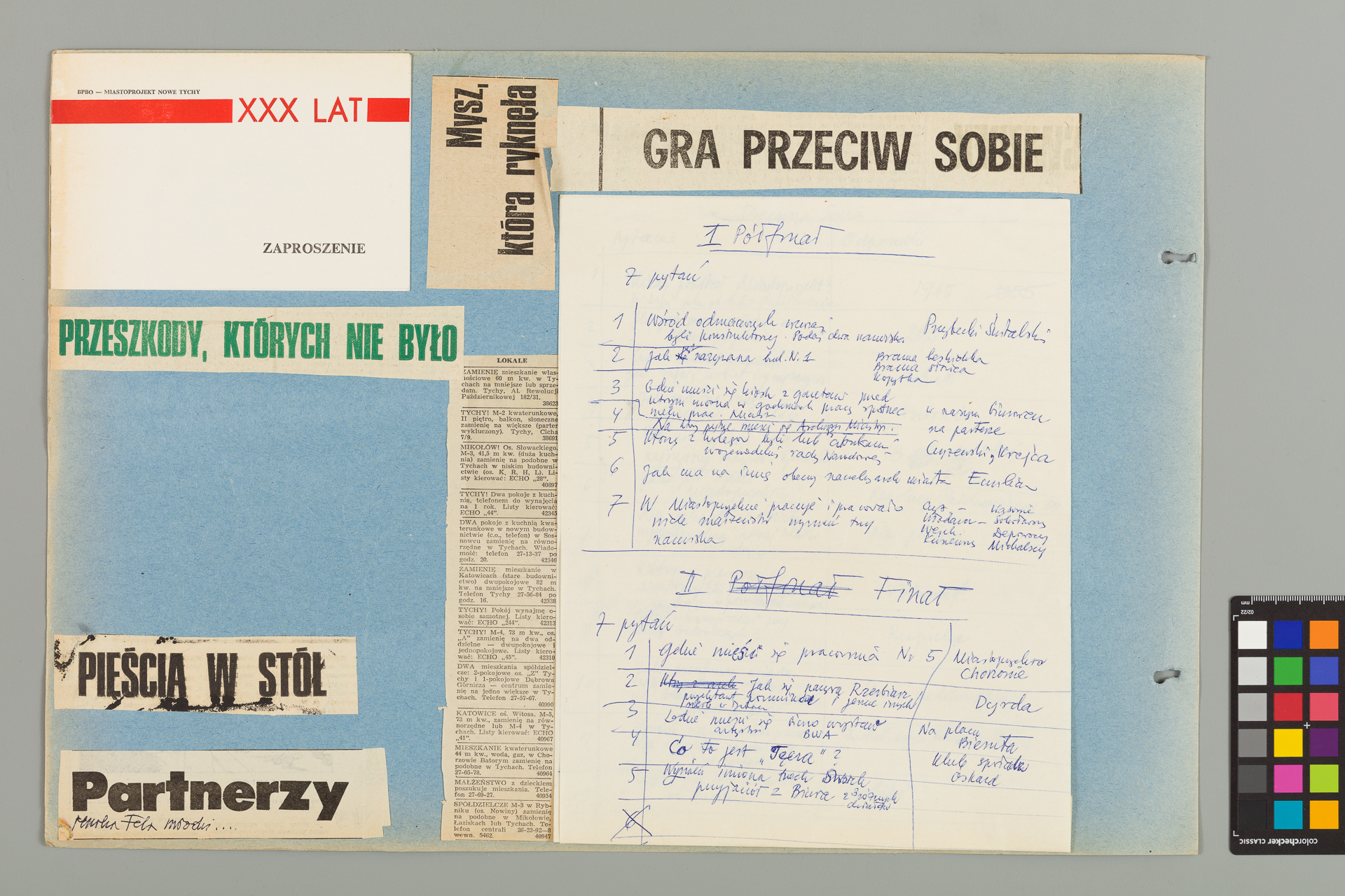 Strona z albumu Wejchertów