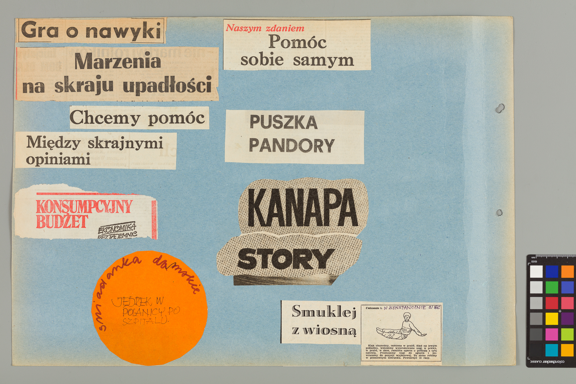Strona z albumu Wejchertów