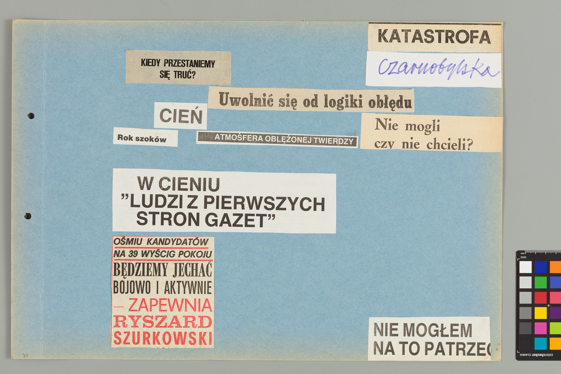 Strona z albumu Wejchertów