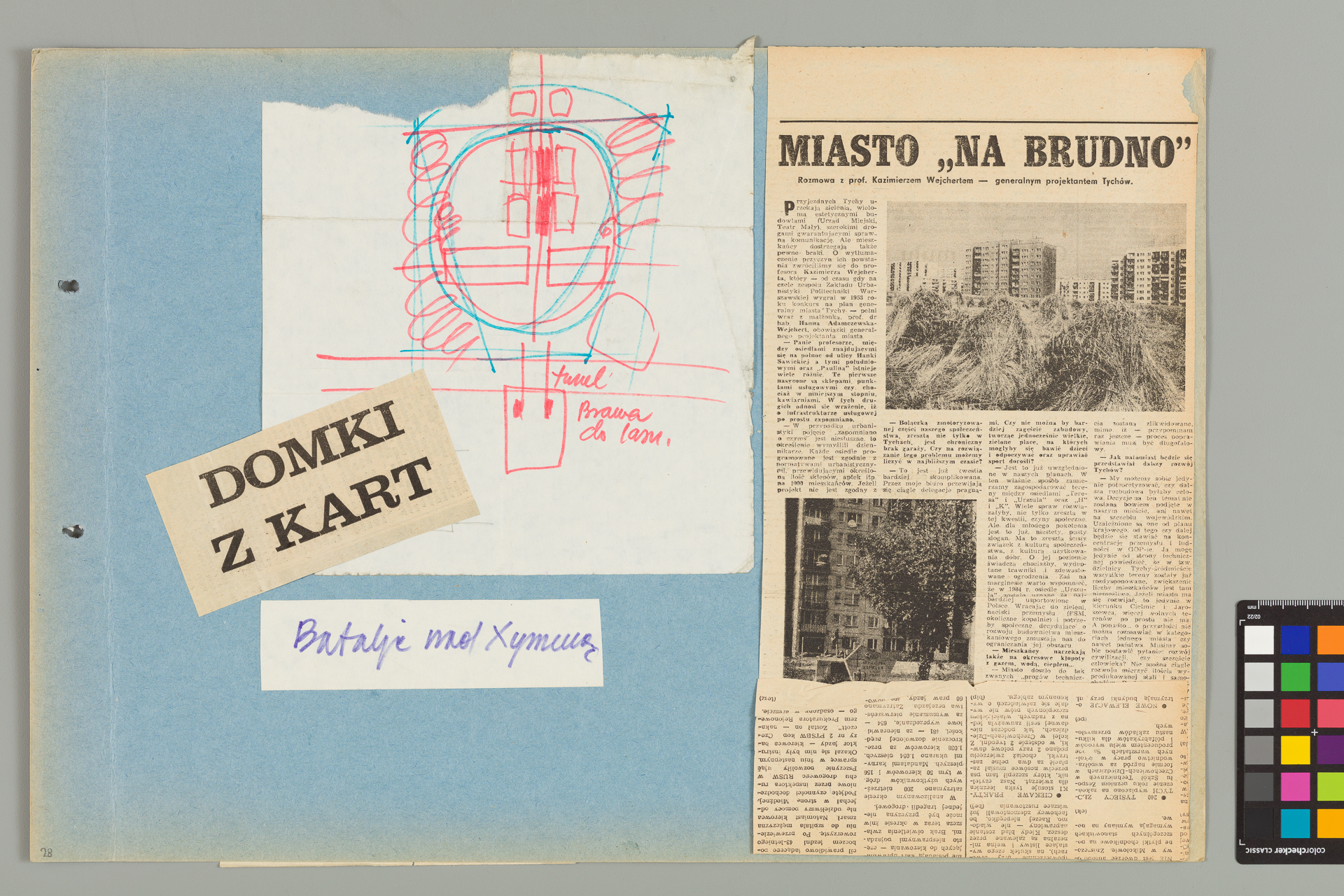Strona z albumu Wejchertów