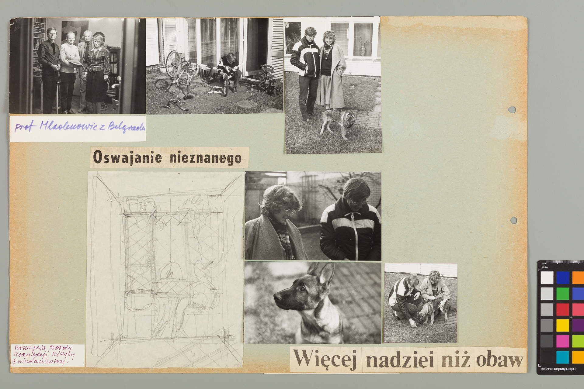 Strona z albumu Wejchertów