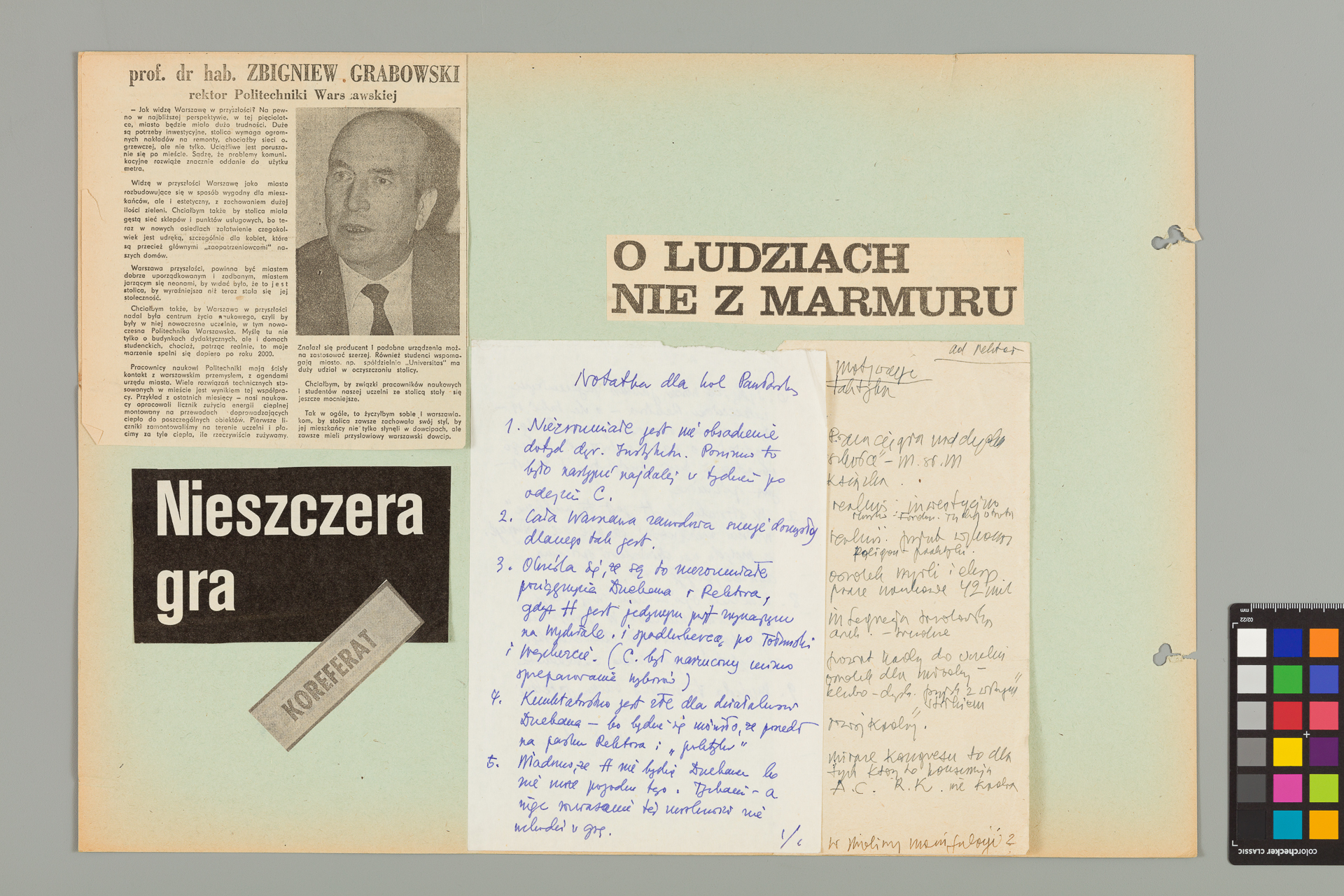 Strona z albumu Wejchertów