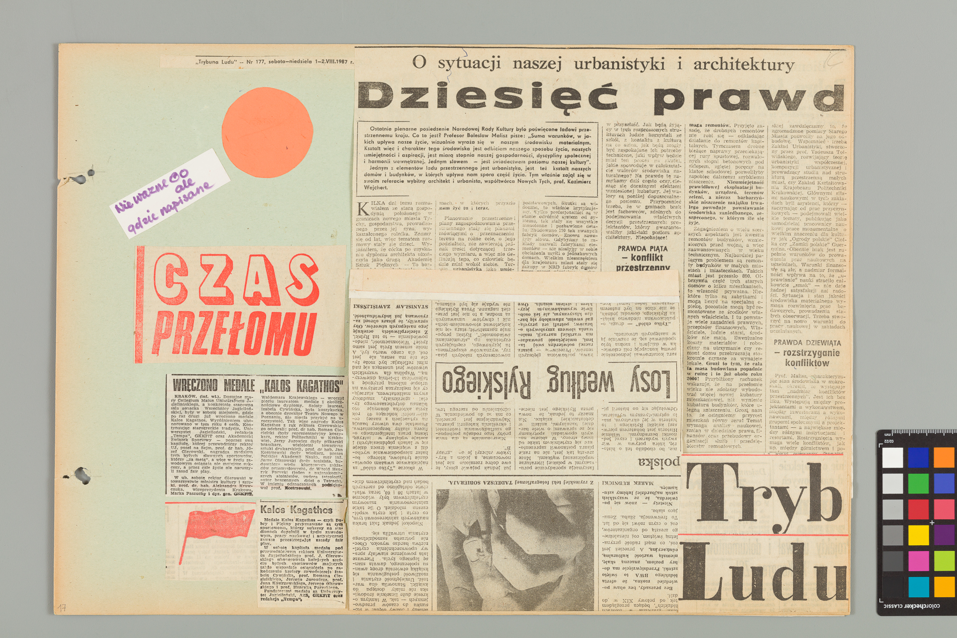 Strona z albumu Wejchertów