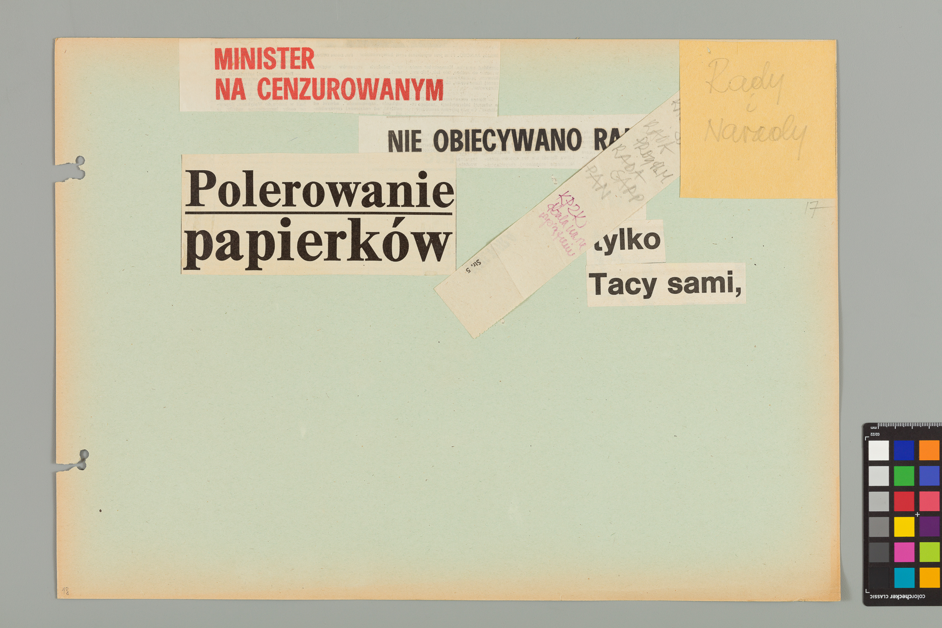 Strona z albumu Wejchertów