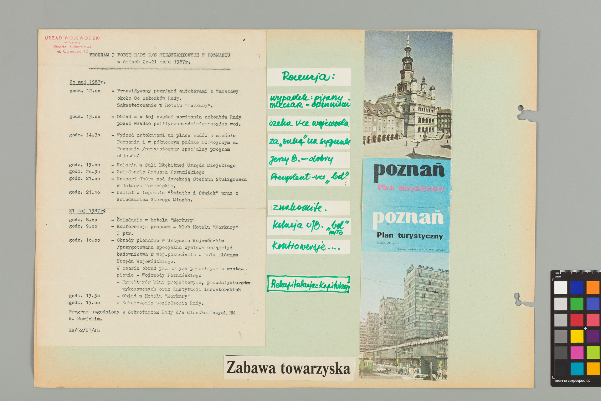Strona z albumu Wejchertów