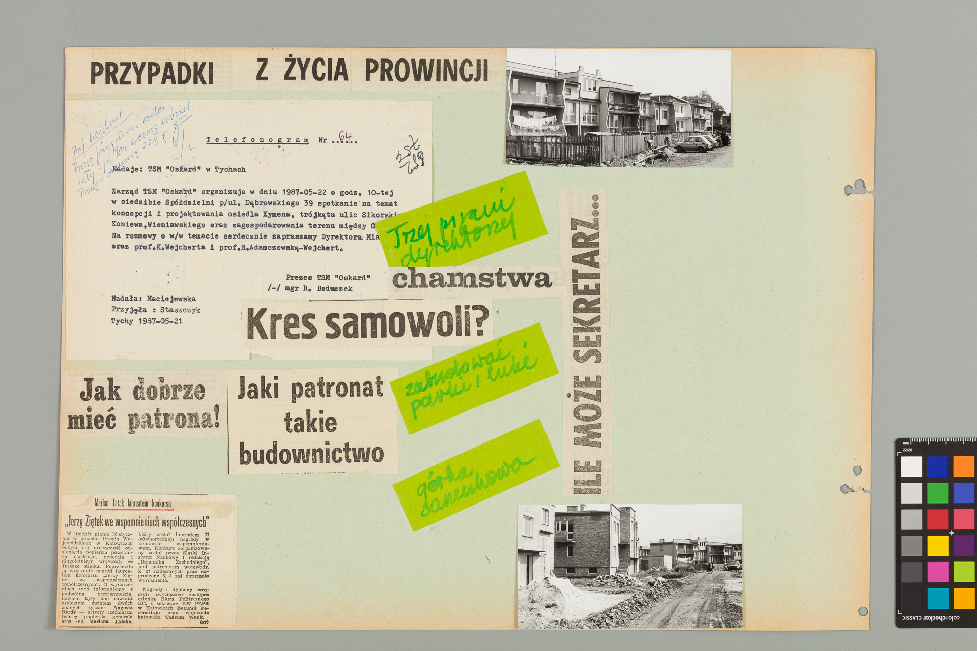 Strona z albumu Wejchertów