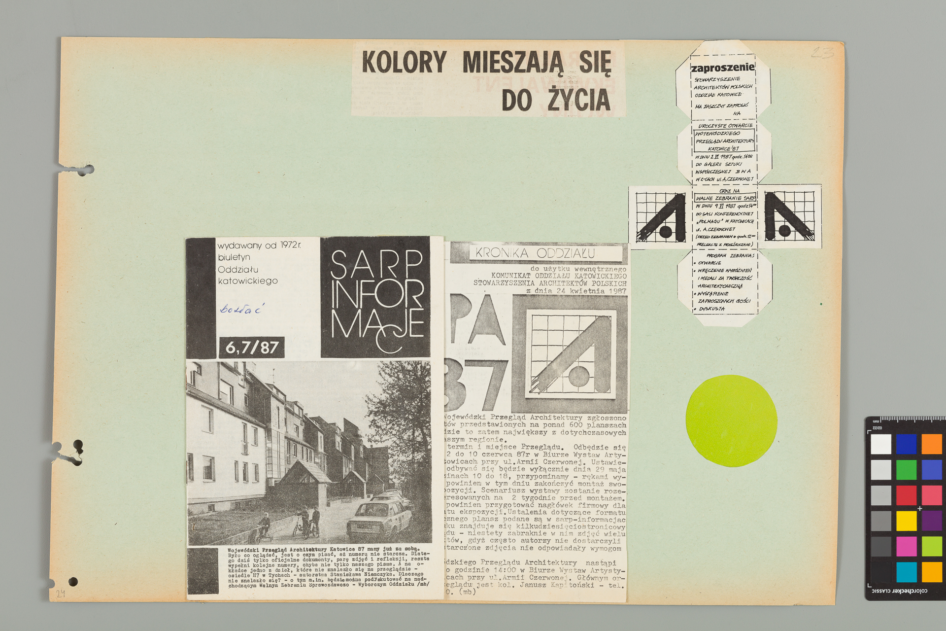Strona z albumu Wejchertów