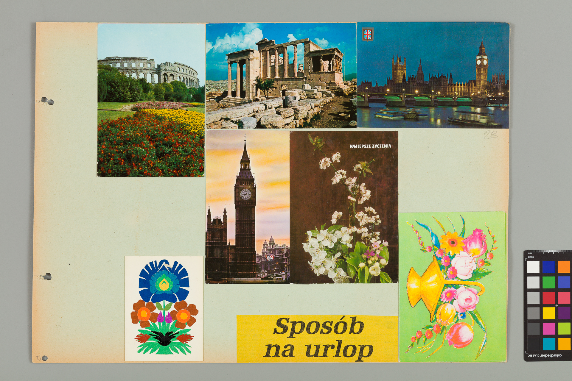 Strona z albumu Wejchertów