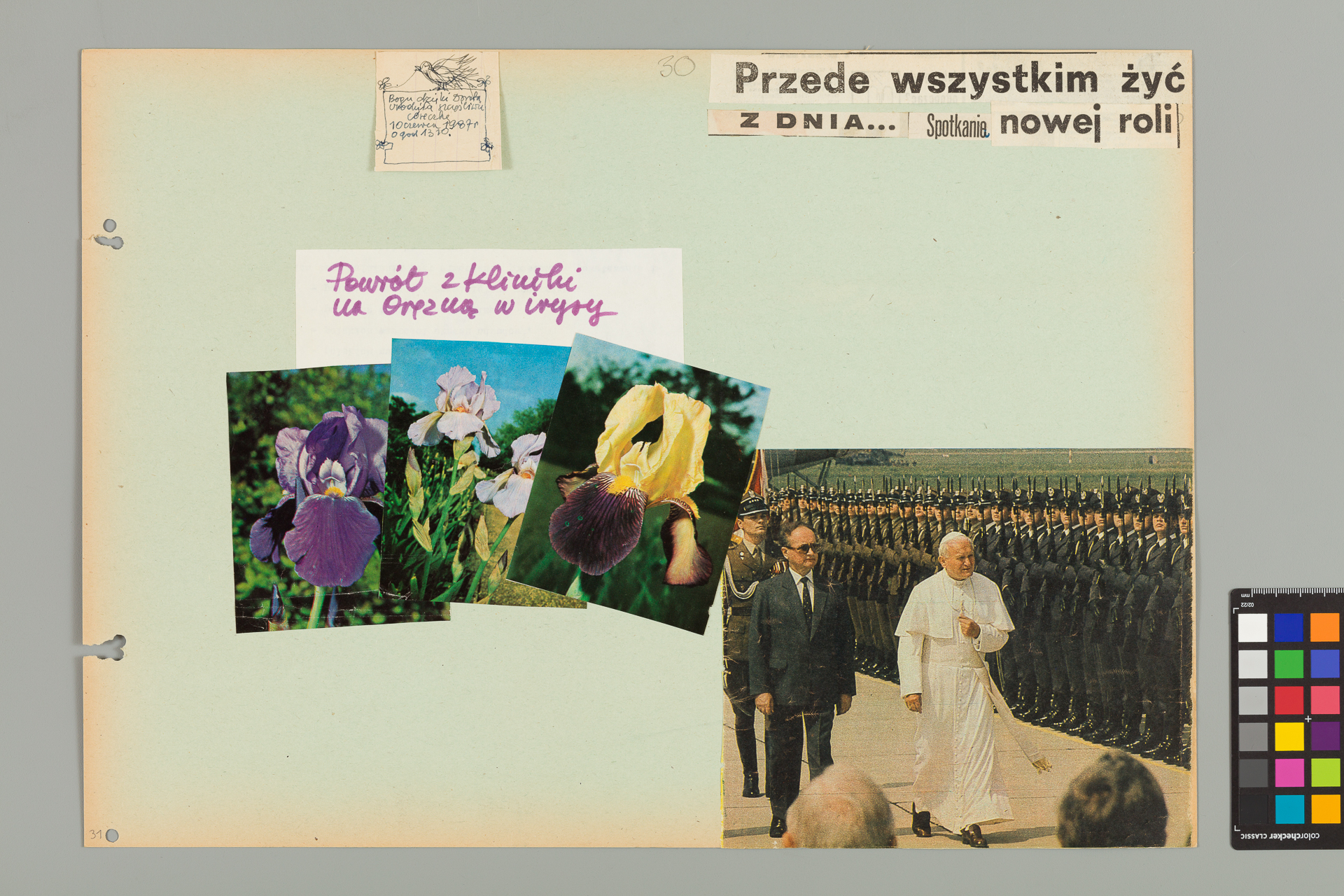 Strona z albumu Wejchertów