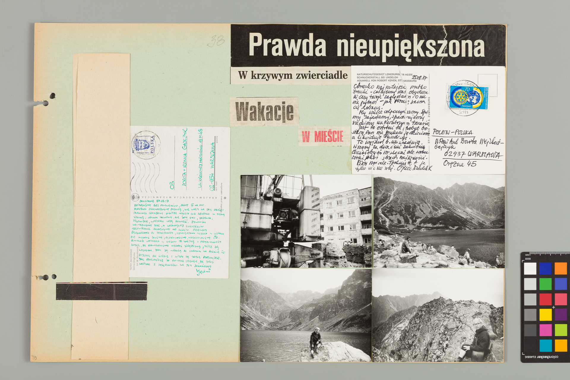 Strona z albumu Wejchertów