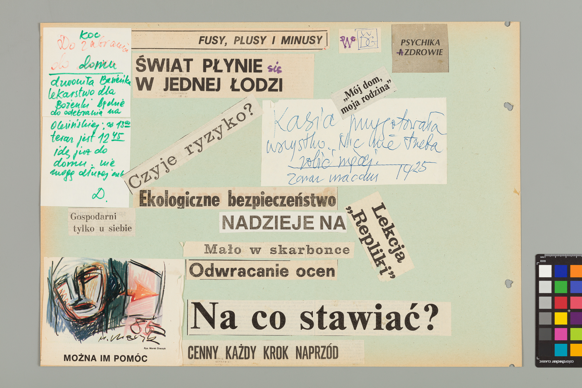 Strona z albumu Wejchertów