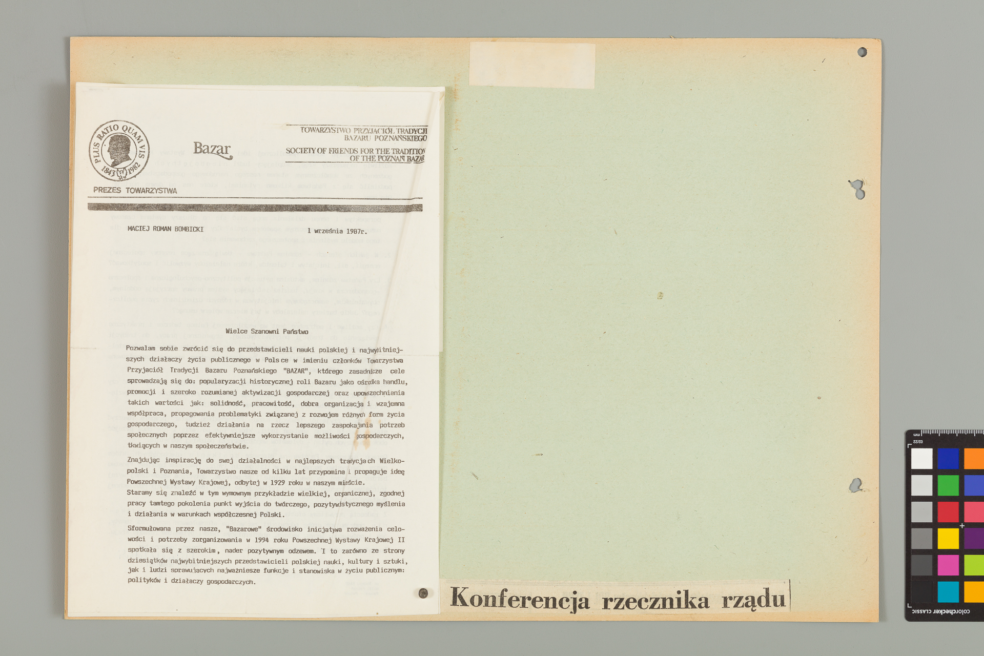 Strona z albumu Wejchertów