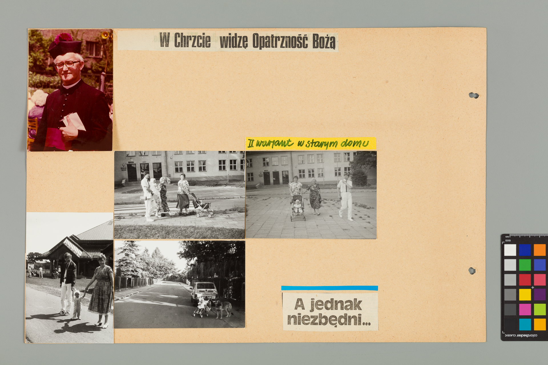 Strona z albumu Wejchertów