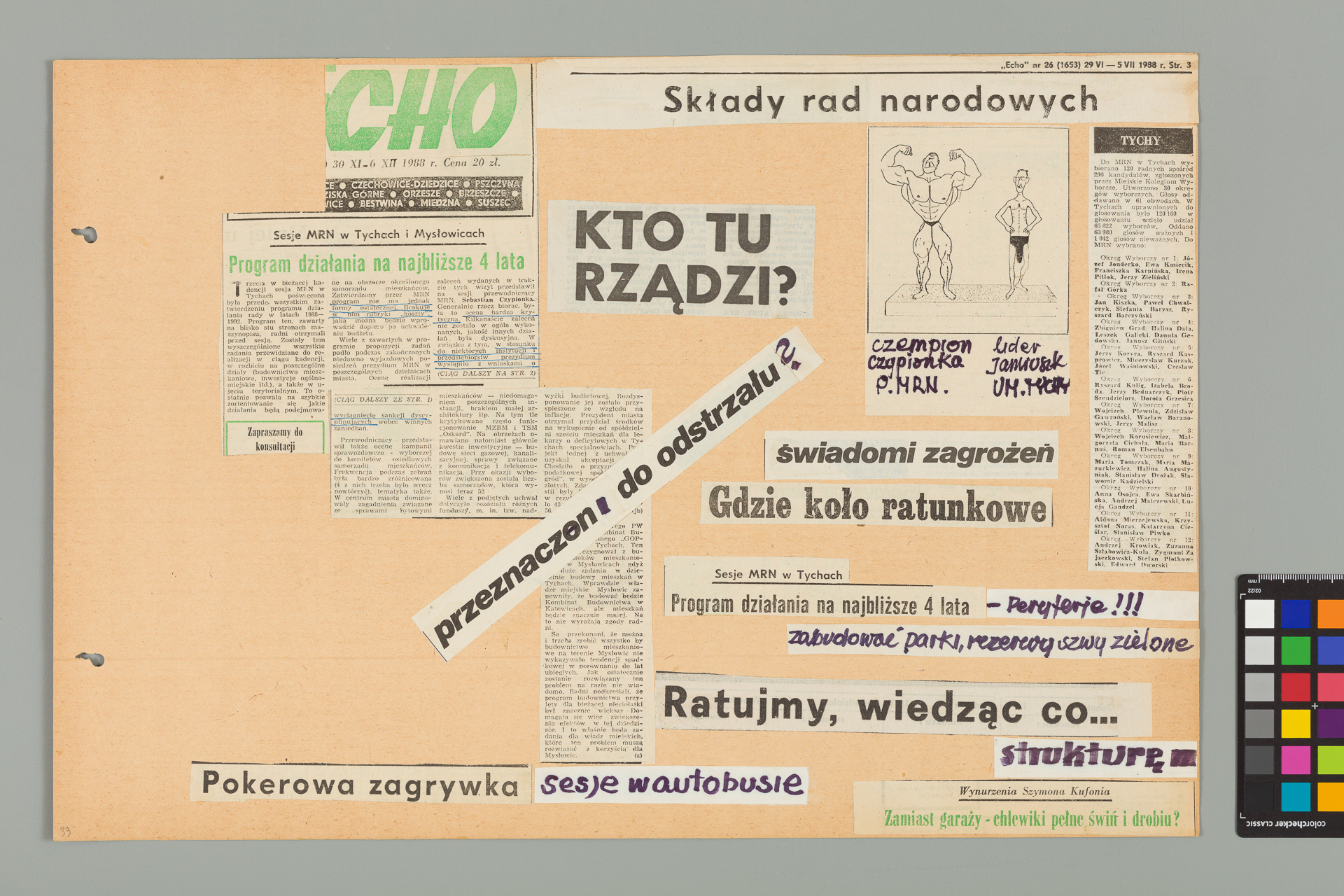 Strona z albumu Wejchertów