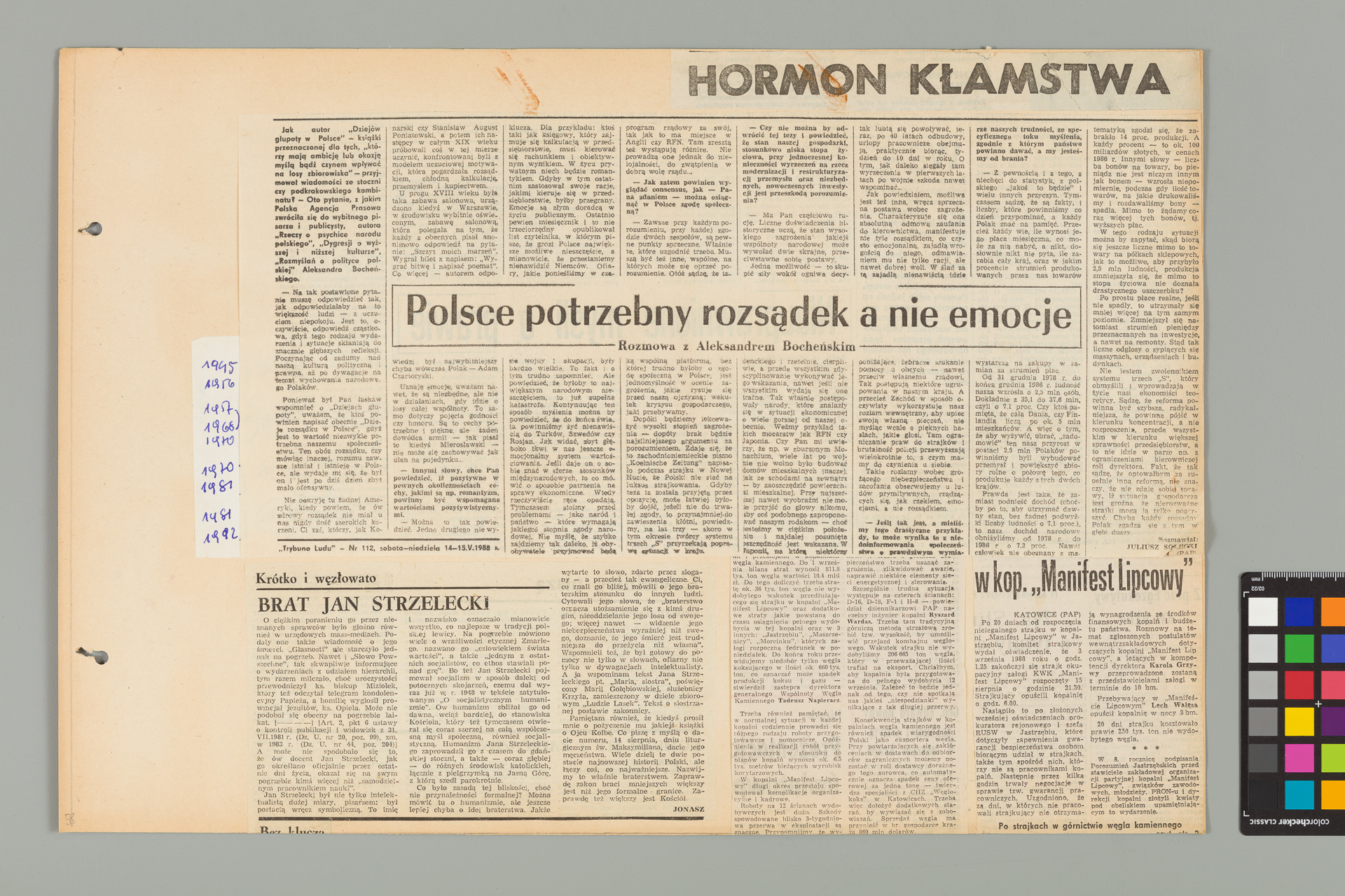 Strona z albumu Wejchertów